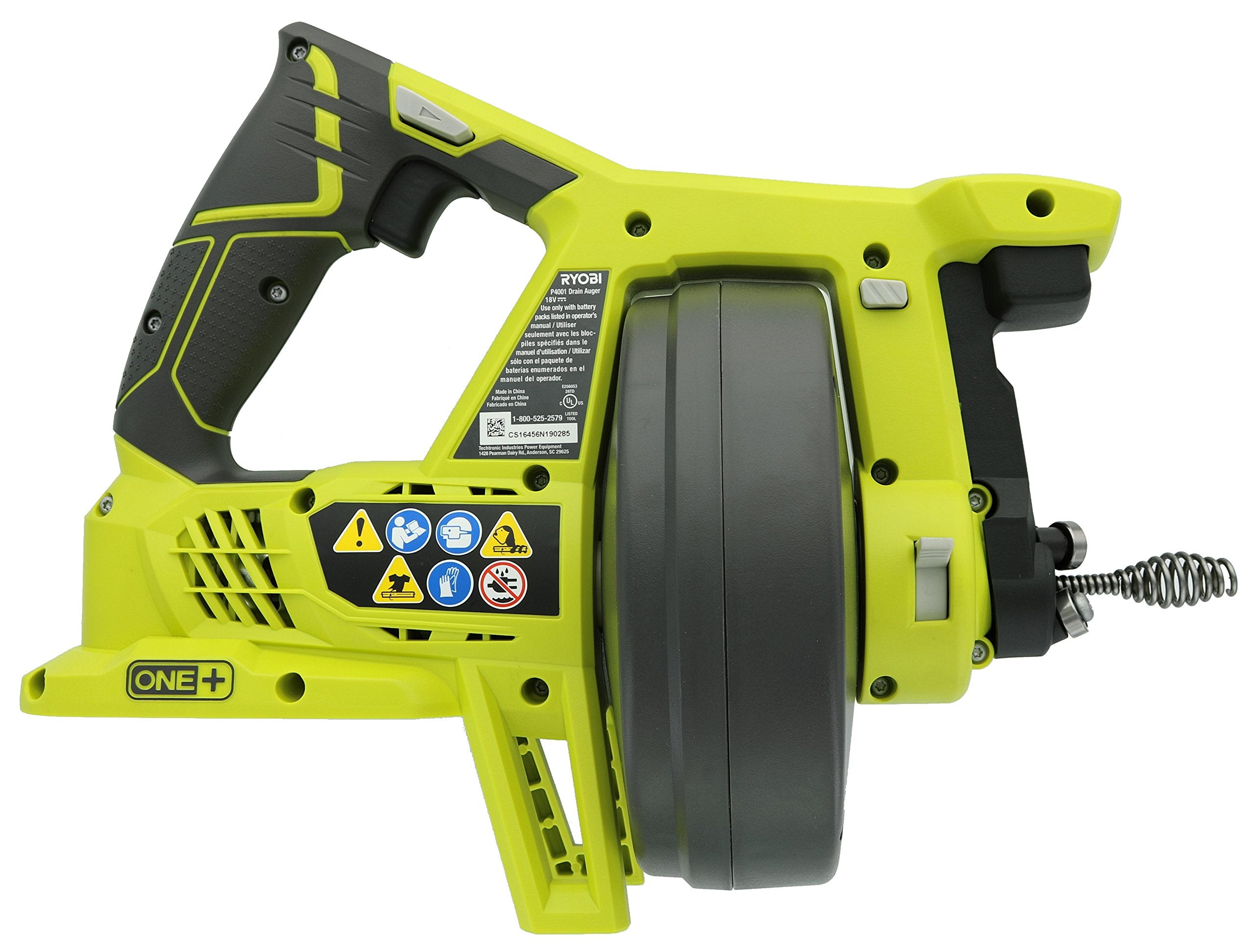 Open Box -  Ryobi One+ 18-Volt Drain Auger, Tool Only