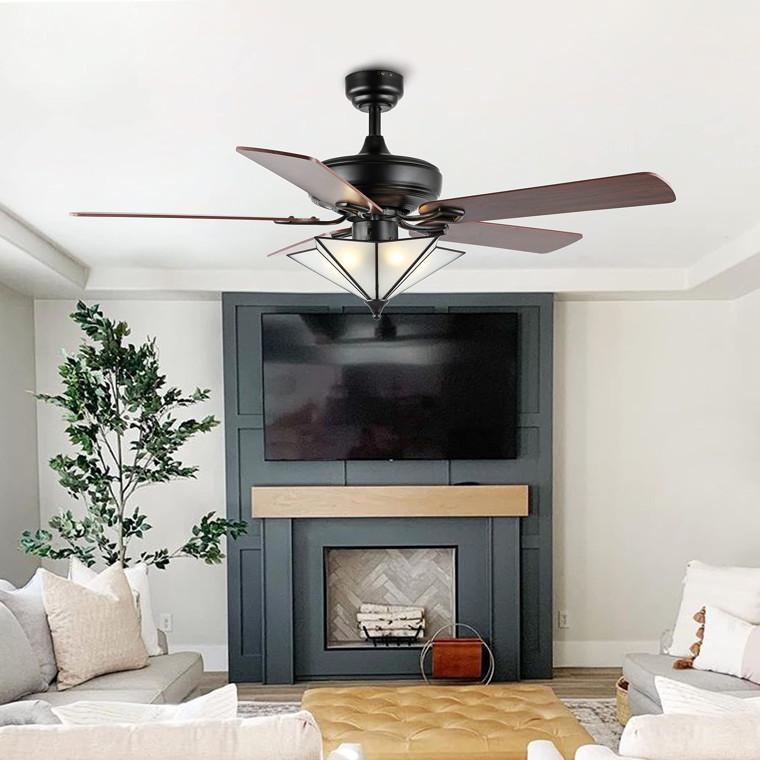 Open Box - JONATHAN Y Lighting JYL9609A - Ceiling Fans Fans