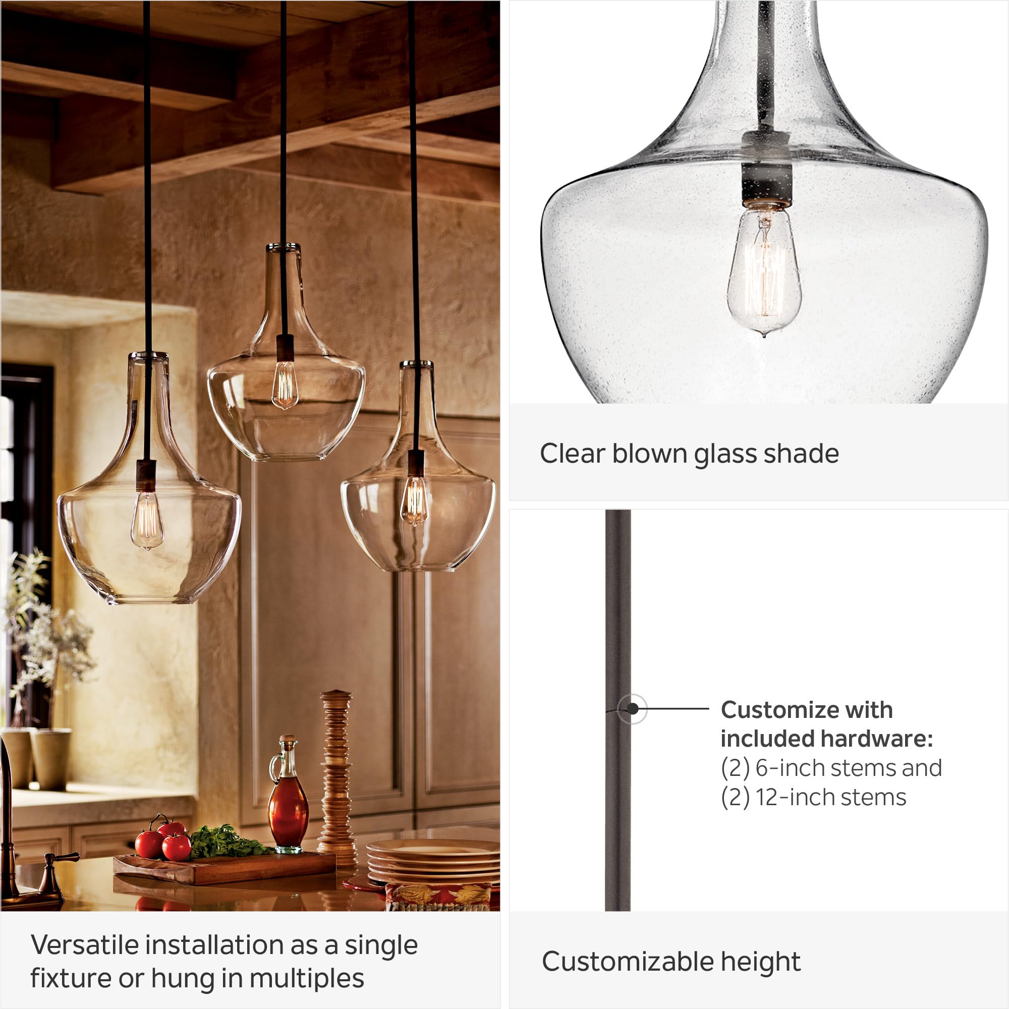 Open Box - Kichler 42141NBR - Pendants Indoor Lighting