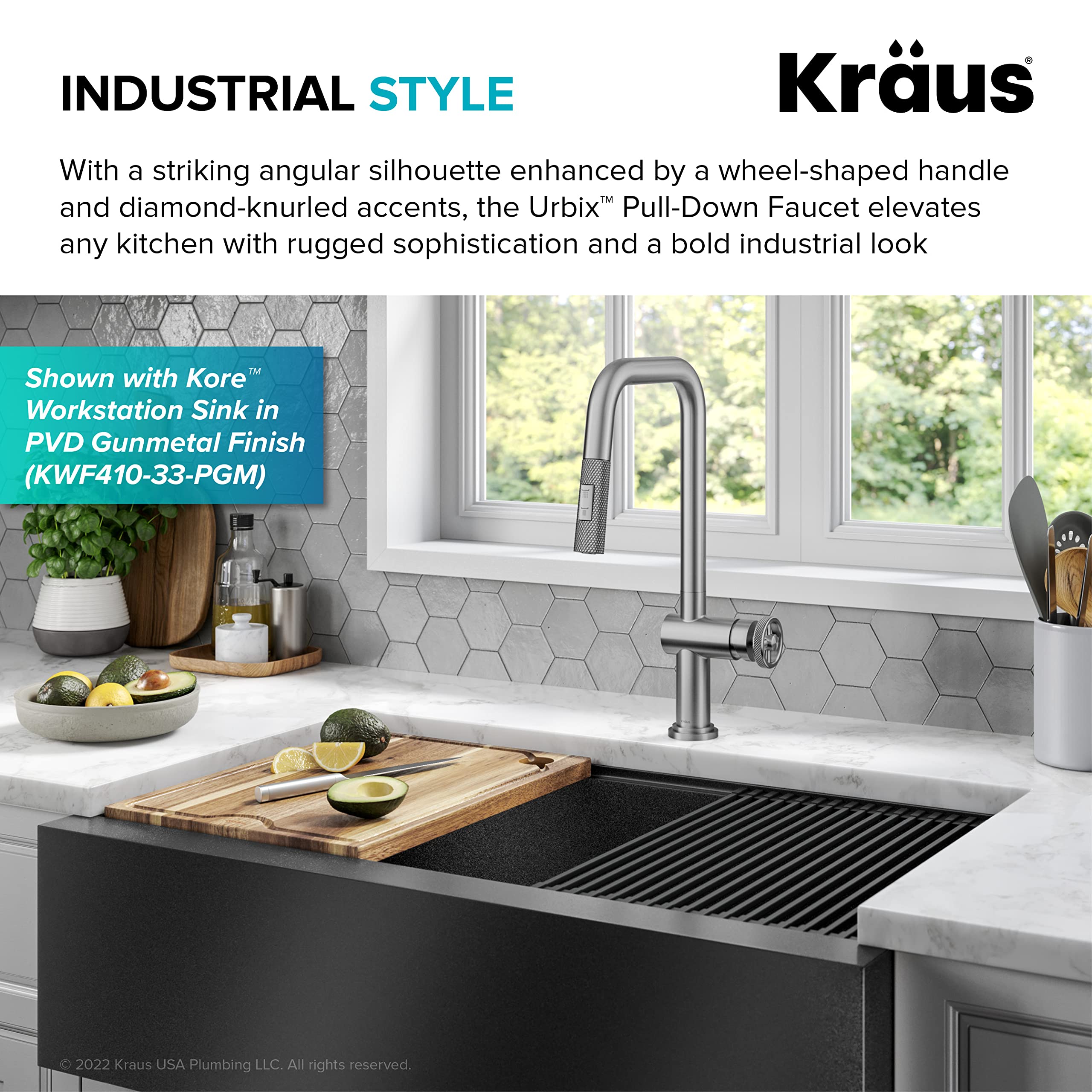 Open Box - Kraus KPF-3126SFS - Kitchen Faucet