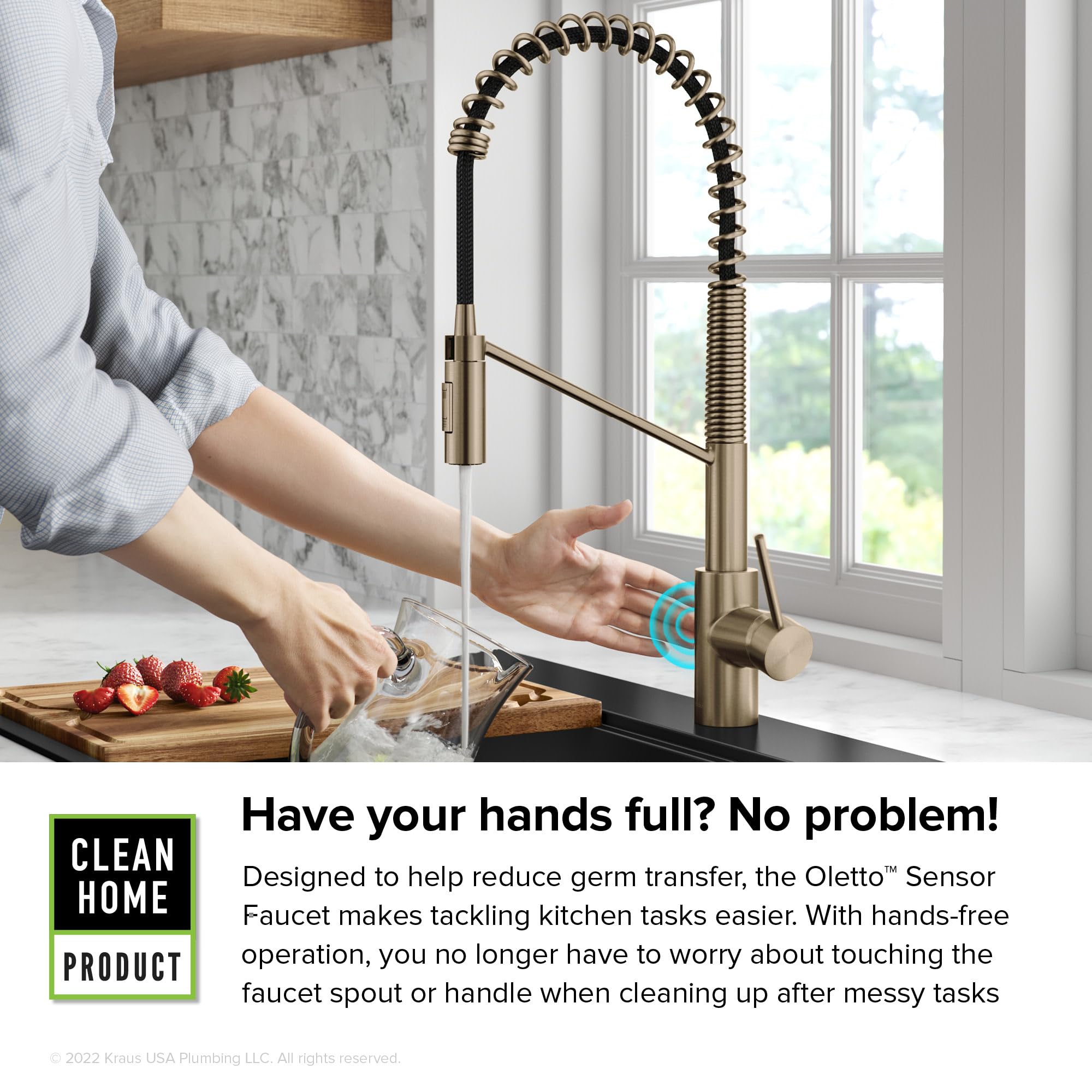 Open Box - Kraus KSF-2631SFACB - Kitchen Faucet