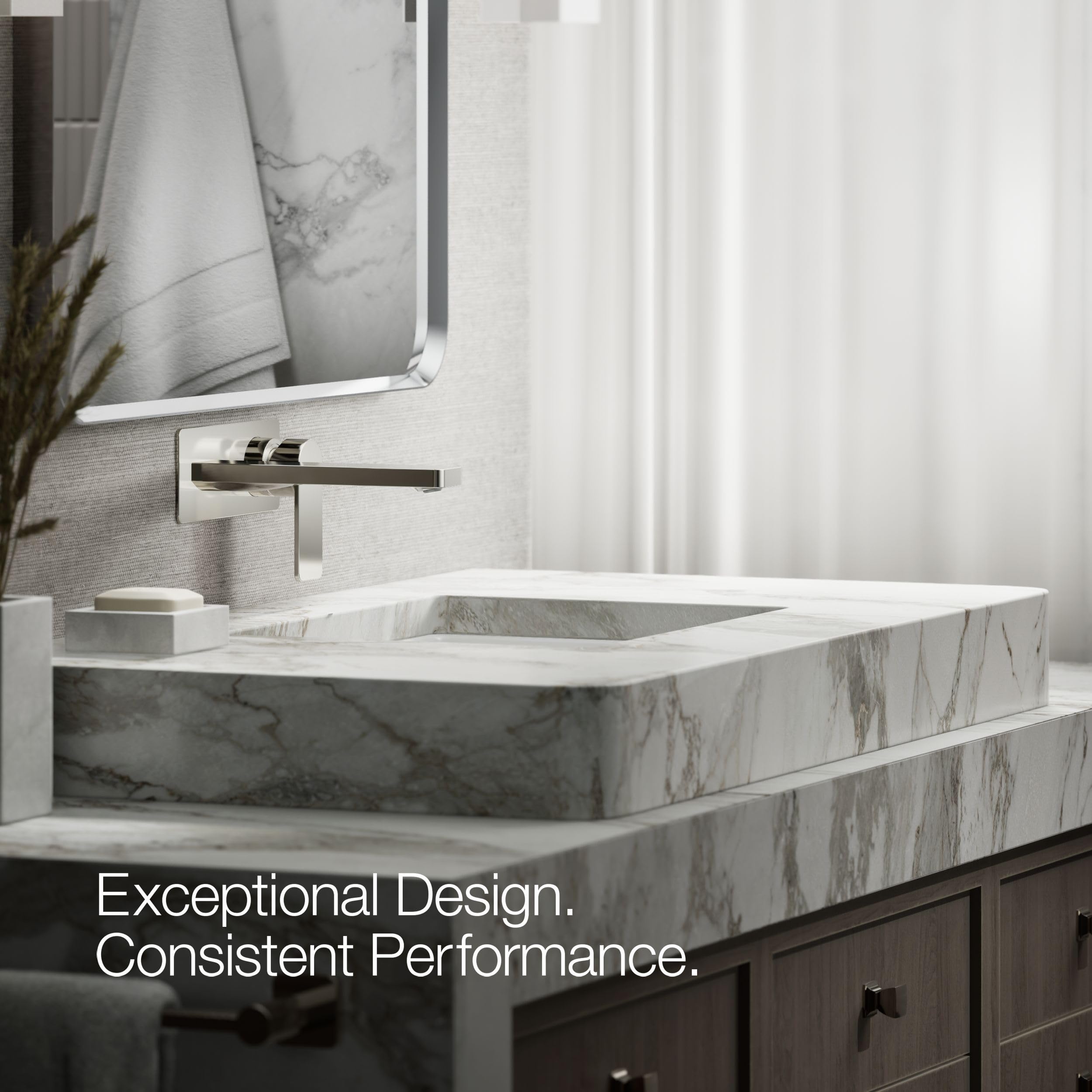 Open Box - Kohler K-22567-4-SN - Bathroom Sink Faucets Faucet