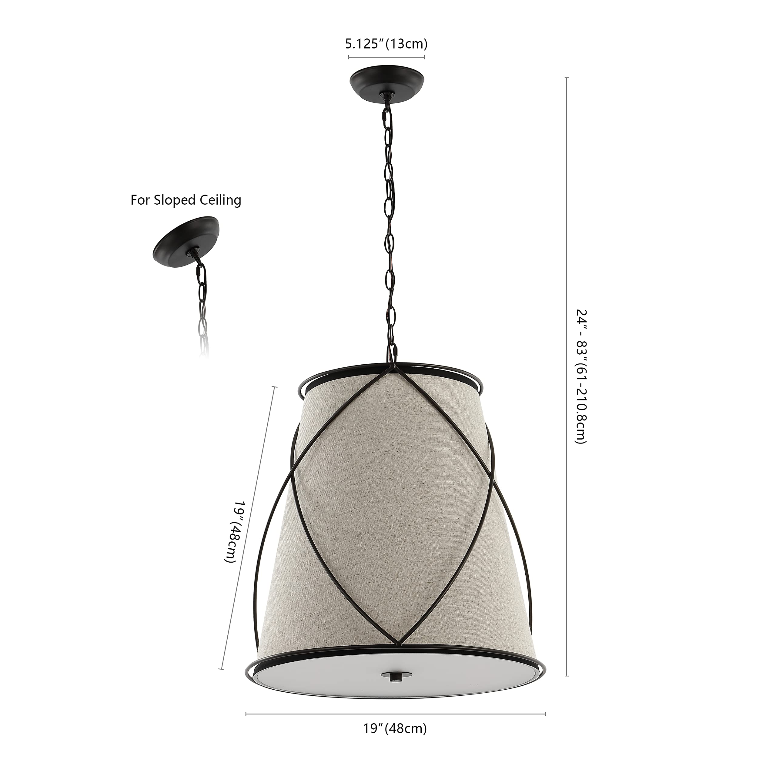 Open Box - JONATHAN Y Lighting JYL1315A - Pendants Indoor Lighting