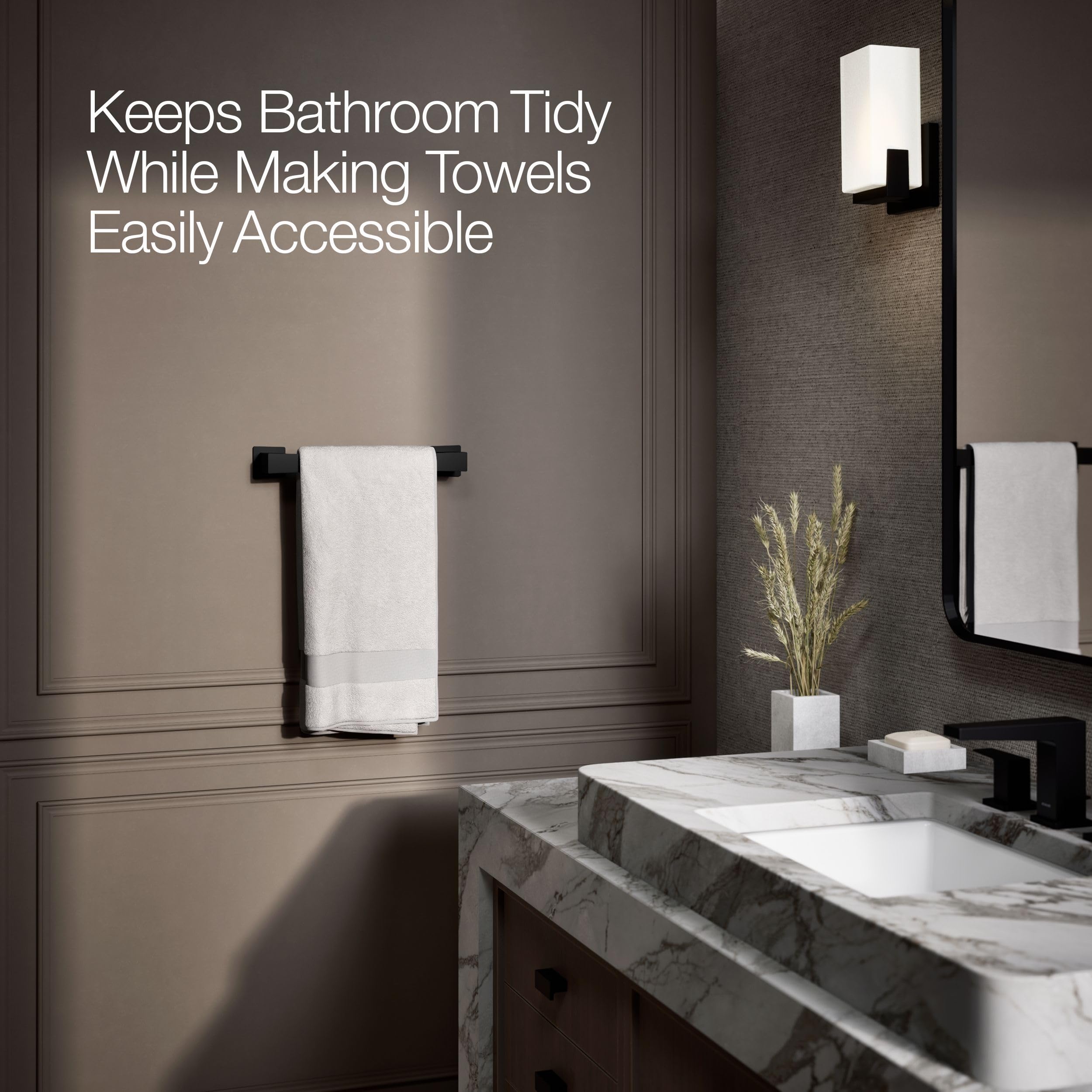 Open Box - Kohler K-26635-BL - Towel Bar Bathroom Hardware