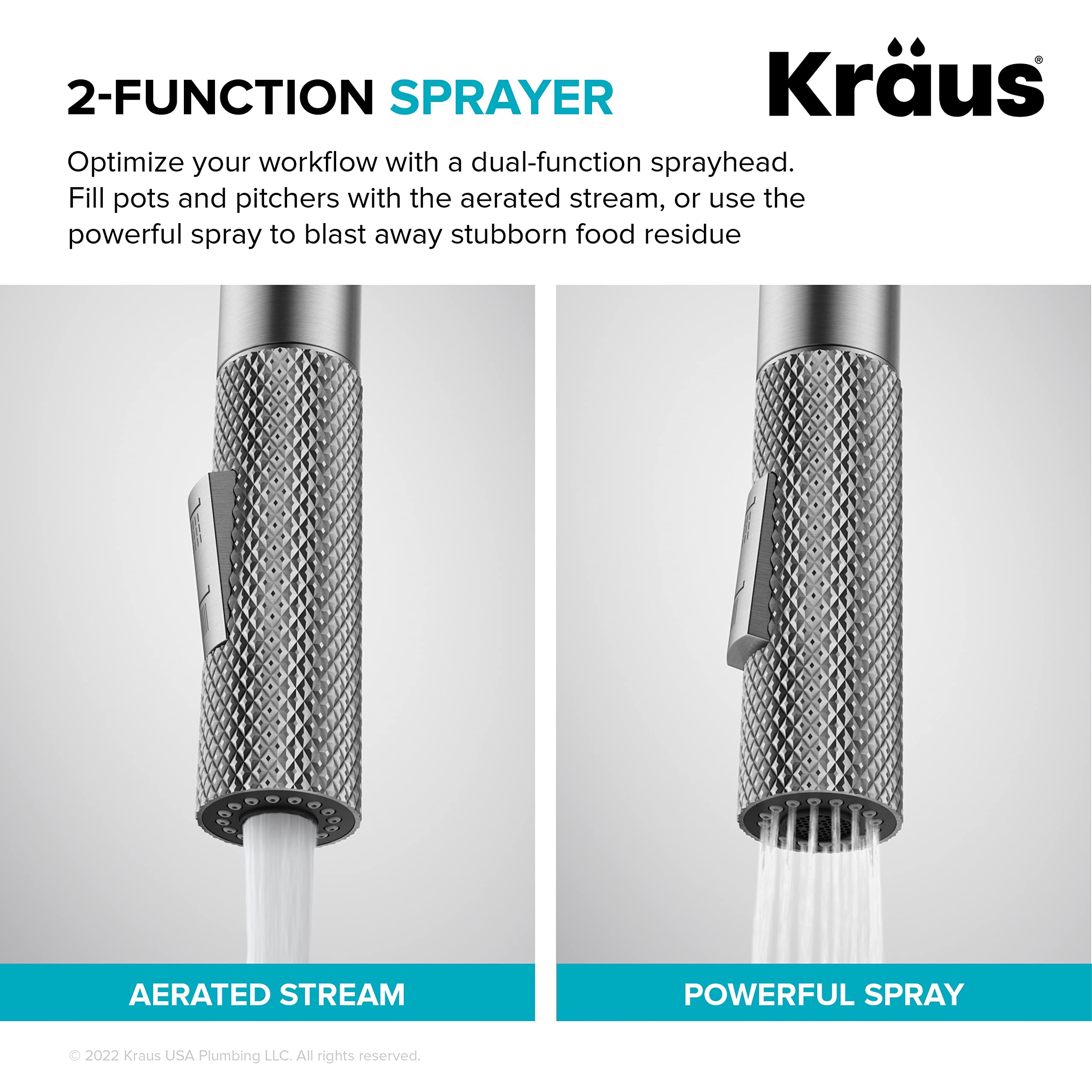 Open Box - Kraus KPF-3126SFS - Kitchen Faucet