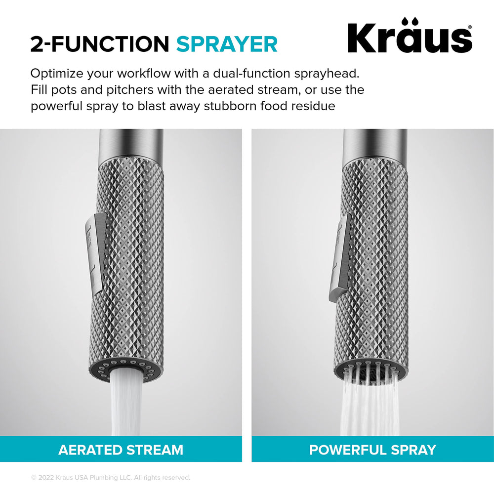 Open Box - Kraus KPF-3126SFS - Kitchen Faucet