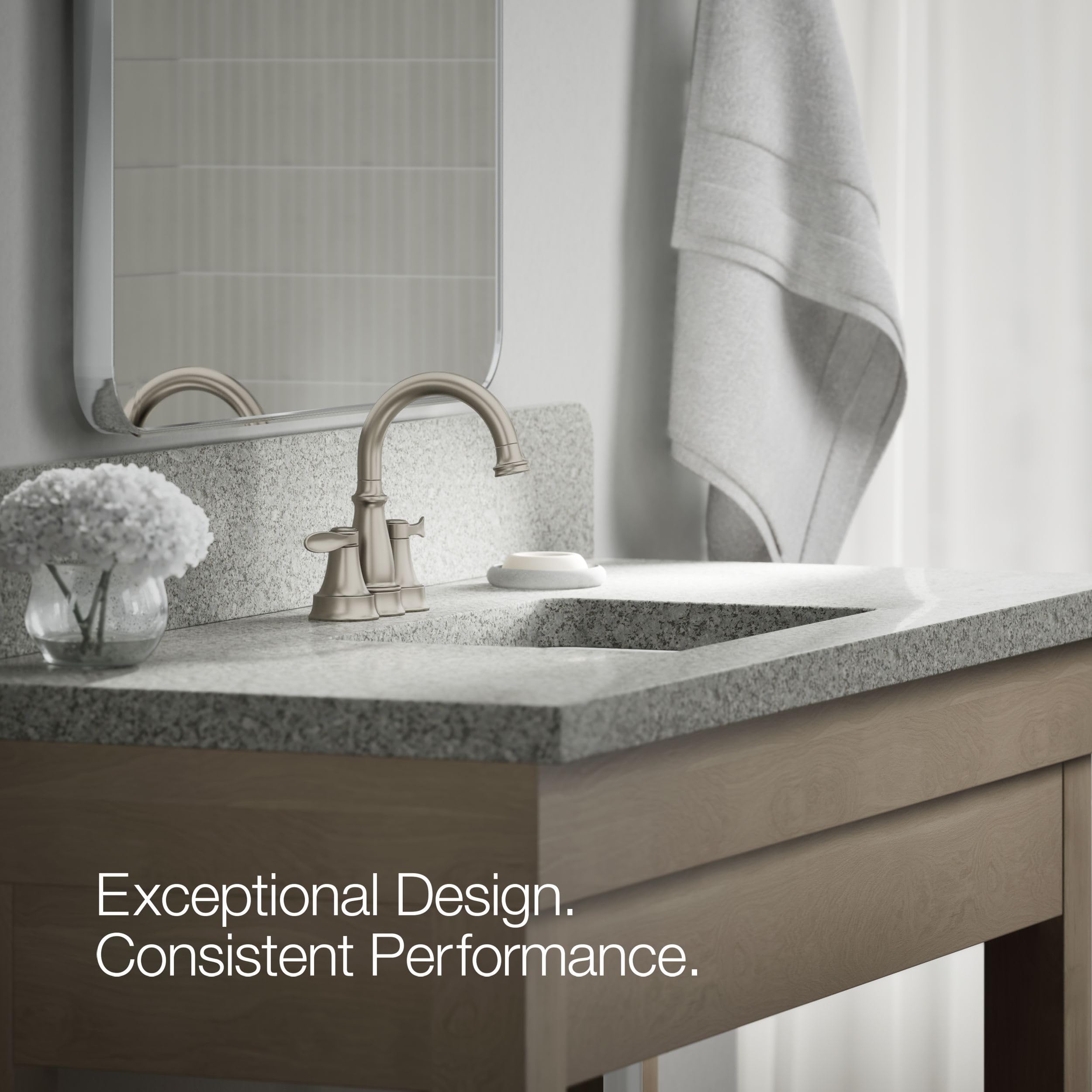 Open Box - Kohler K-27378-4-BN - Bathroom Sink Faucets Faucet
