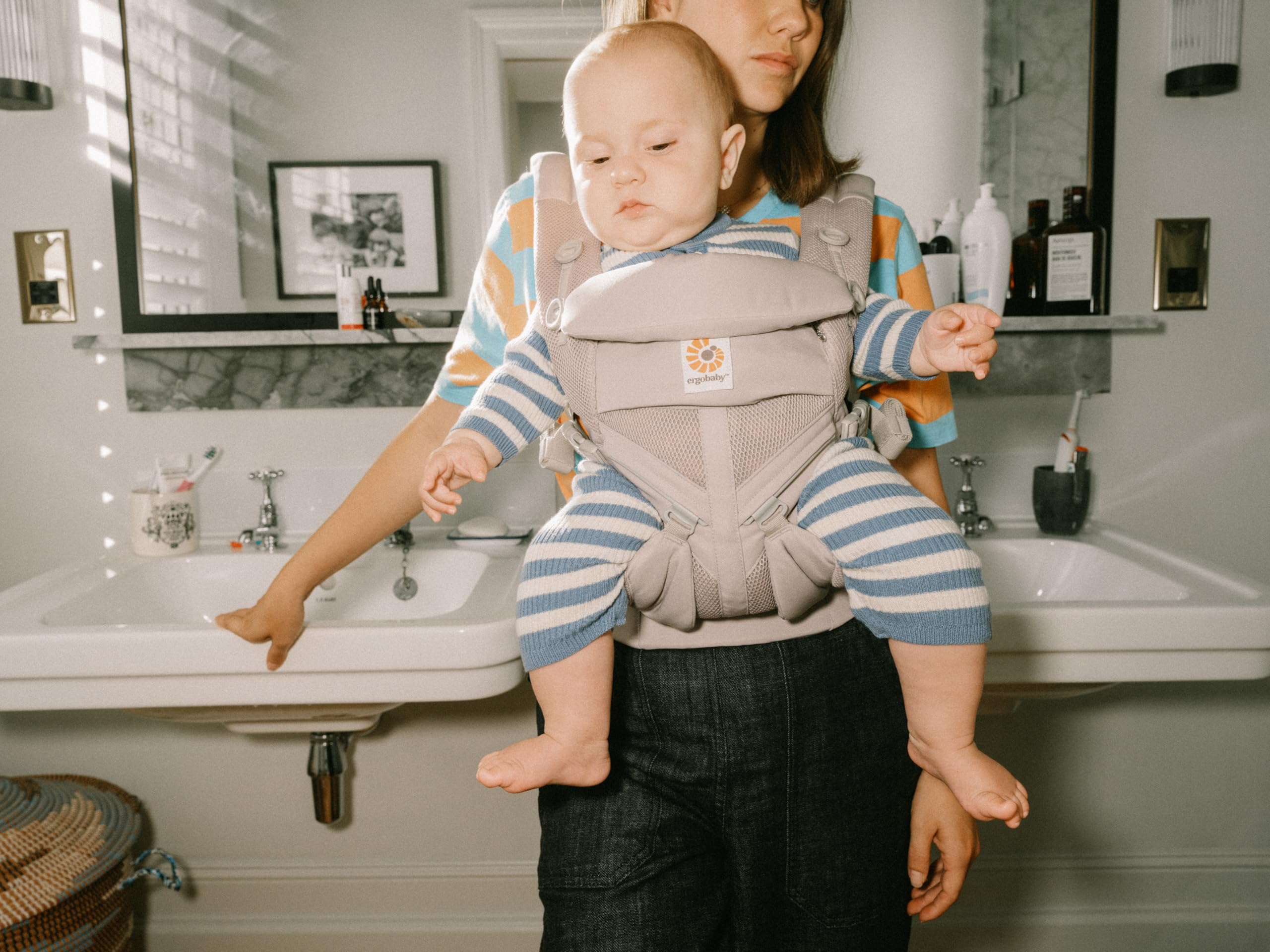 Canguru Ergobaby Omni 360 Omni 360 - Cool Air Mesh - Azul Slate