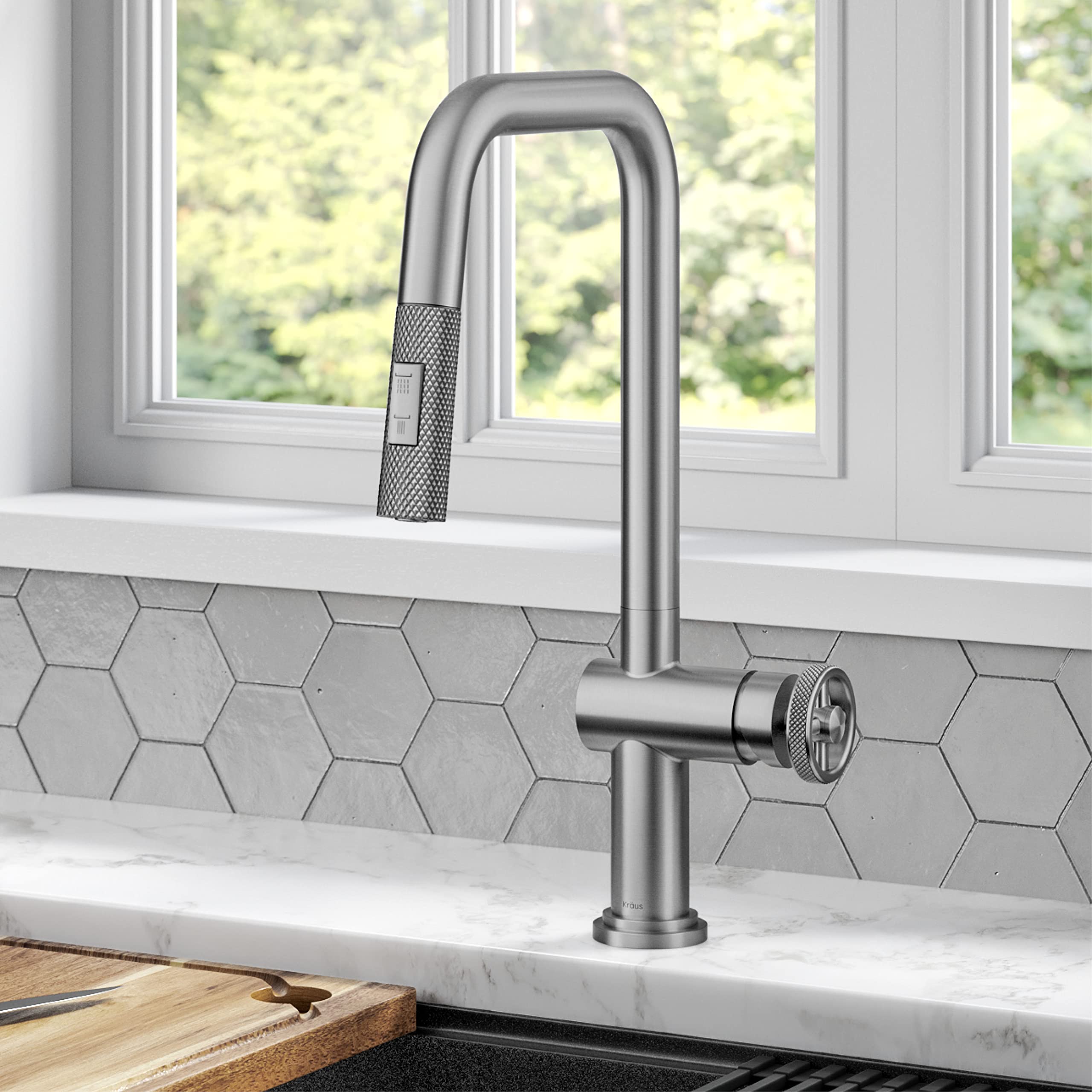 Open Box - Kraus KPF-3126SFS - Kitchen Faucet
