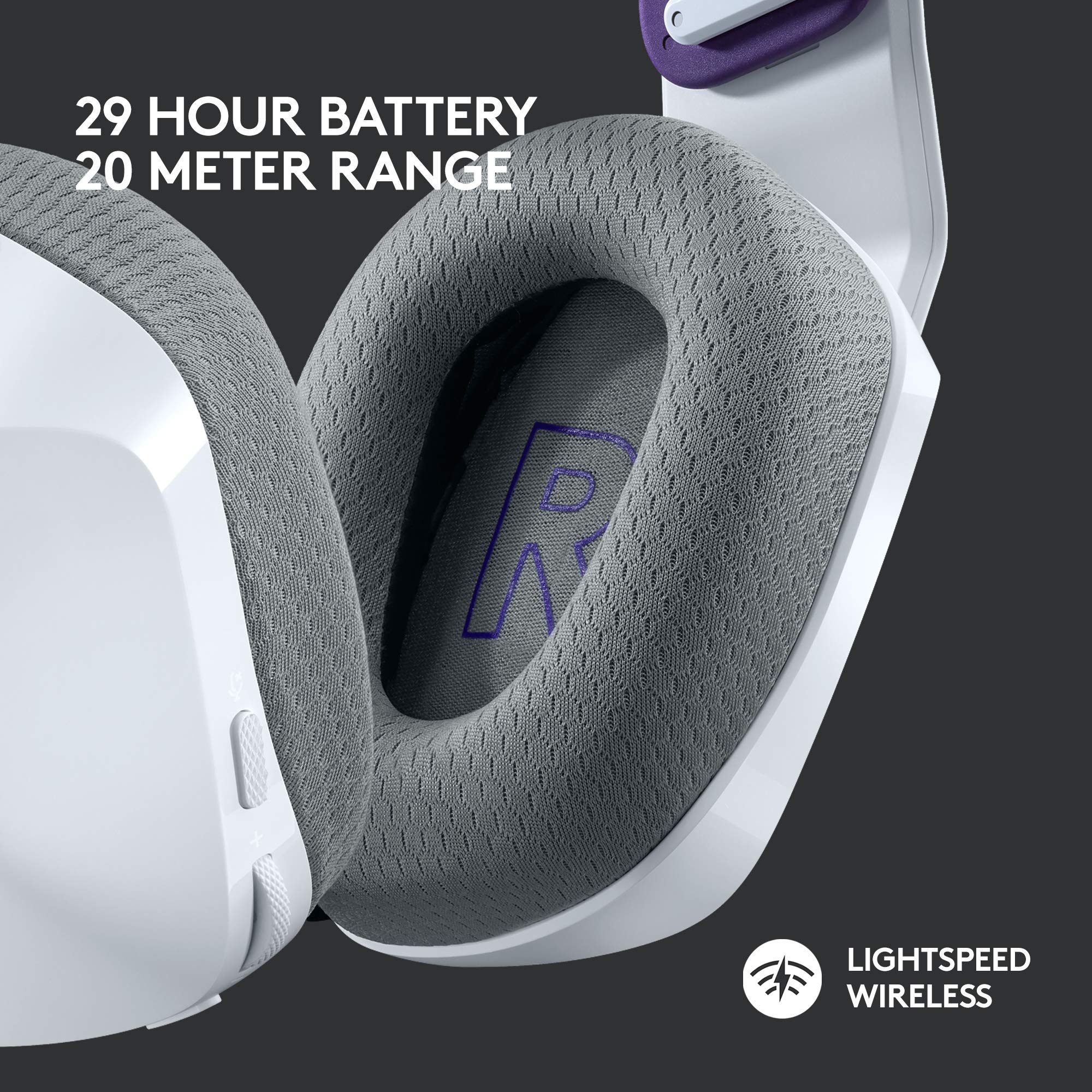 Refurbished - HEADSET PC-G733 LIGHTSPEED Wireless RGB Gaming Headset-WHITE-2.4GHZ- 981-000882