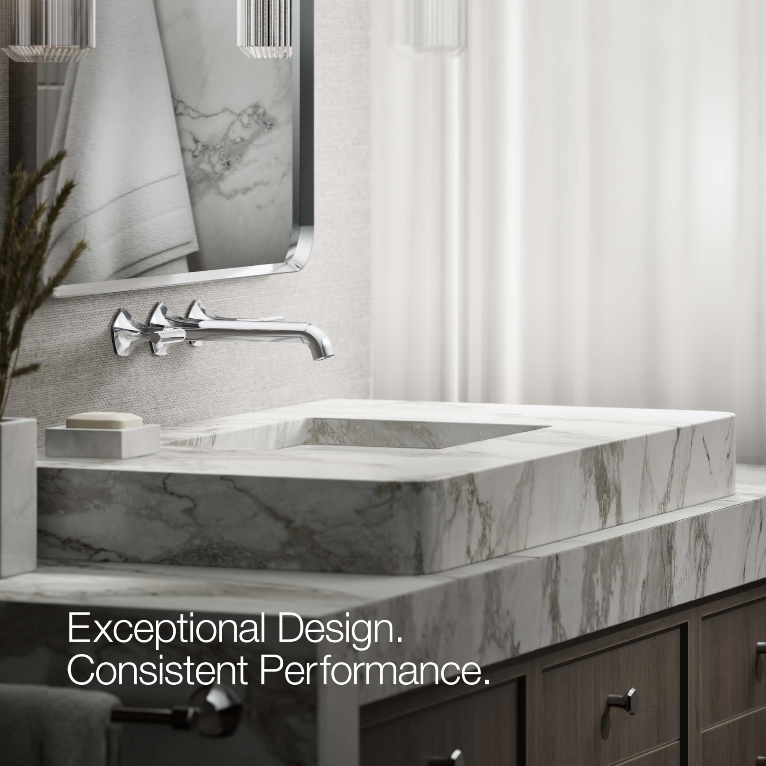 Open Box - Kohler K-T27013-4-CP - Bathroom Sink Faucet Parts Faucet Accessories and Parts