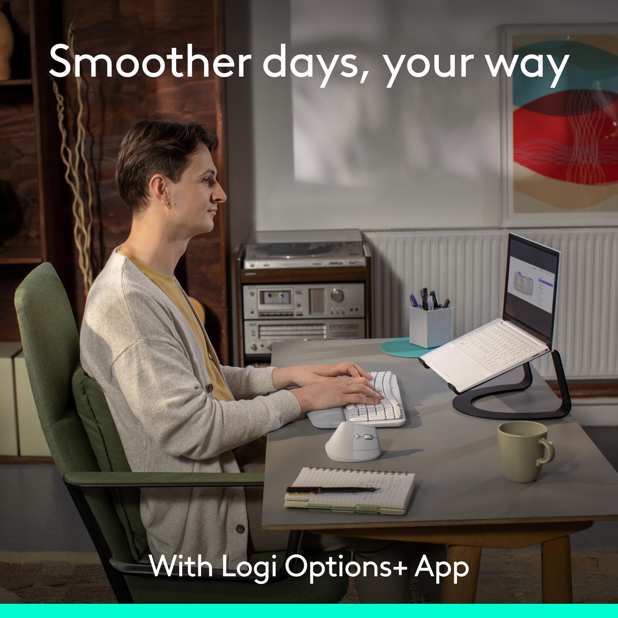 Refurbished - Logitech WAVE KEYS & LIFT COMBO