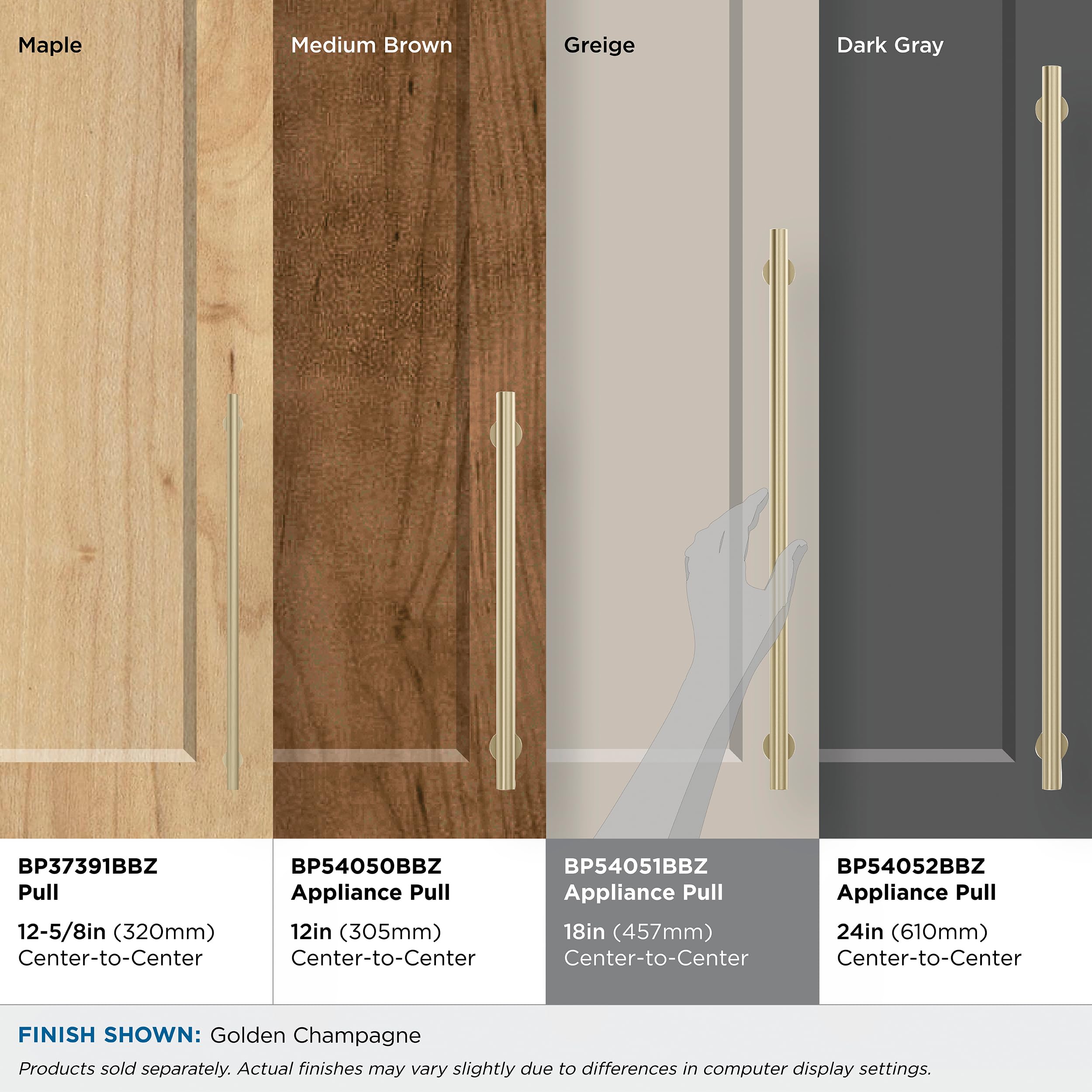 Open Box - Amerock BP54051BBZ - Pulls Cabinet Hardware
