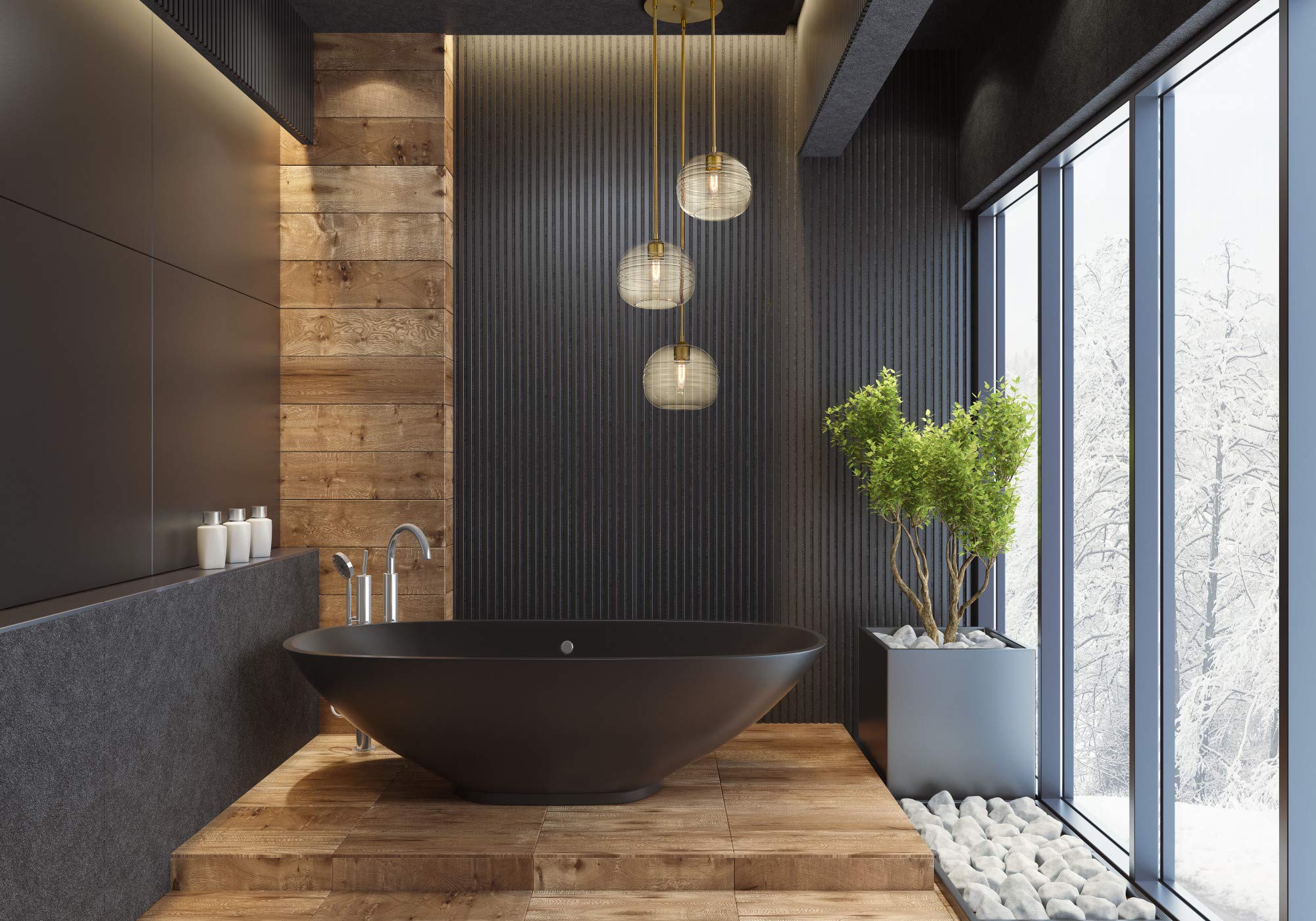 Open Box - Z-Lite 486P10-3R-BN - Pendants Indoor Lighting