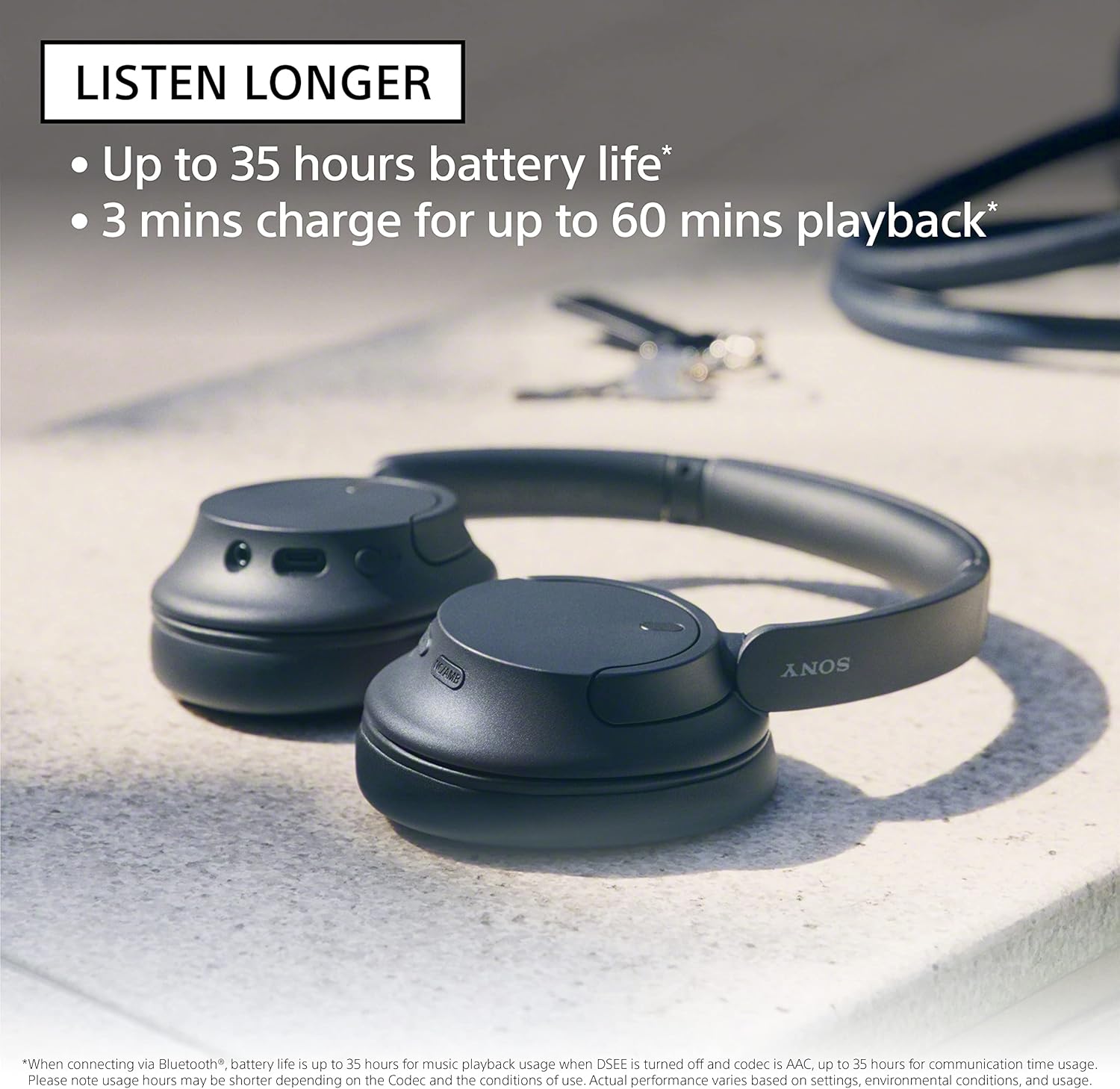 Certified Refurbished - SONY WHCH720N/P Headphones
