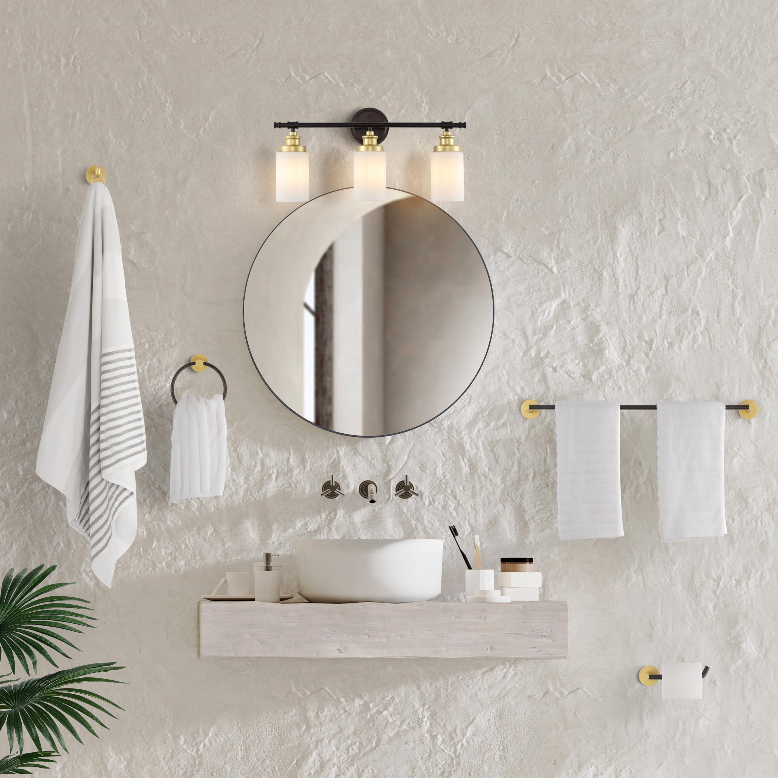 Open Box - JONATHAN Y Lighting JYL1503B - Bathroom Fixtures Indoor Lighting