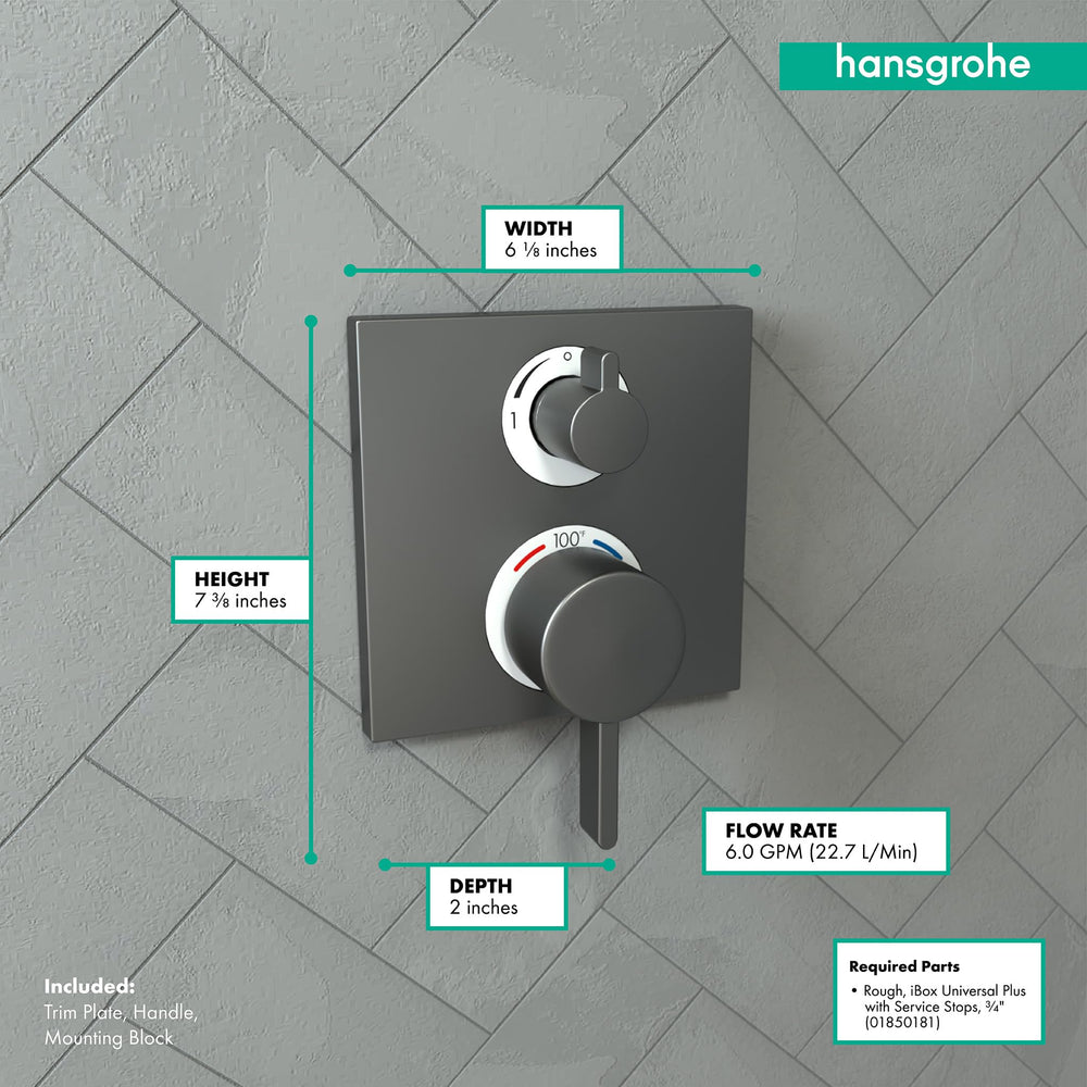 Open Box - Hansgrohe 15714341 - Valve Trim Only Showers