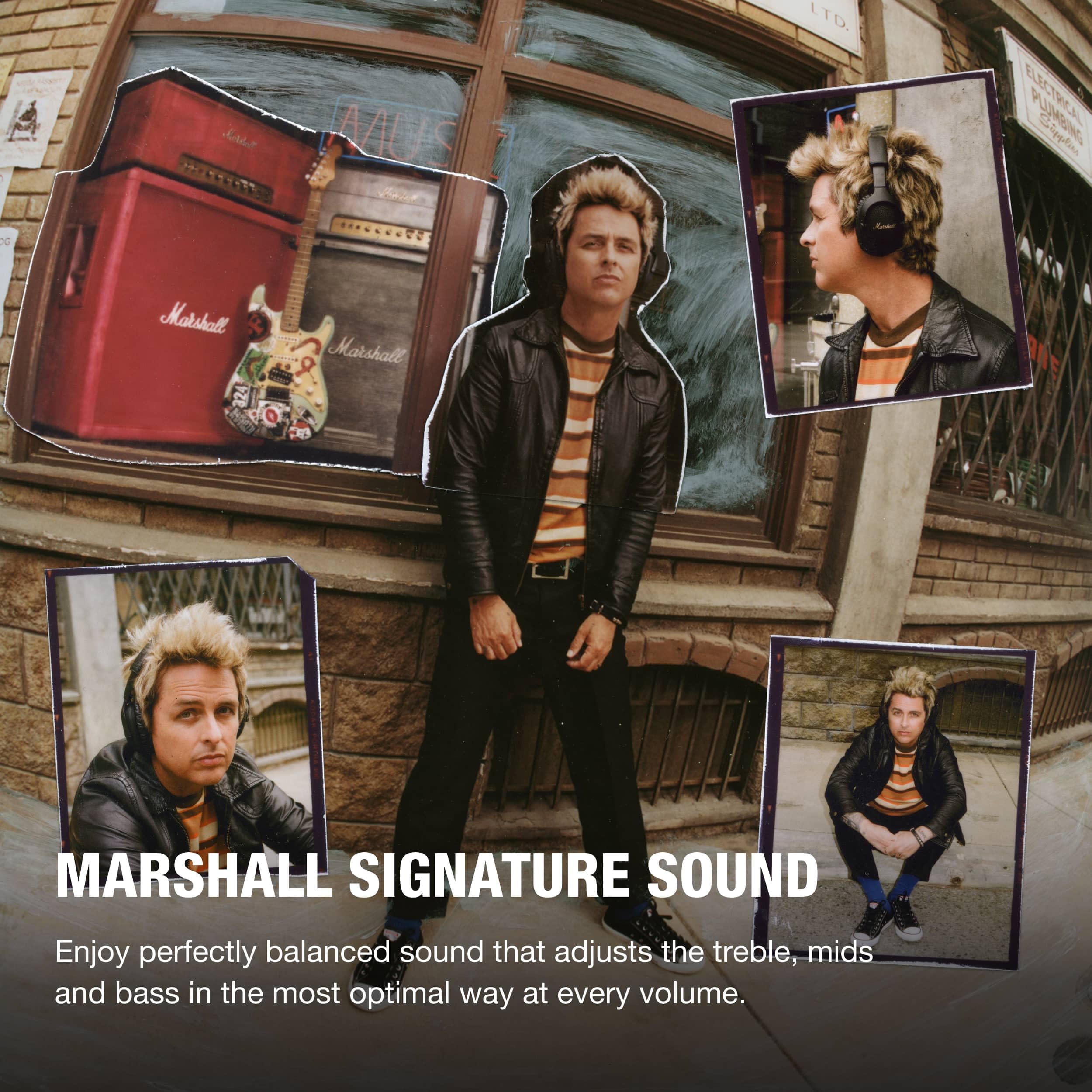 Certified Refurbished - Marshall - Monitor III A.N.C. Wireless Noise Cancelling Over-the-Ear Headphones - Black