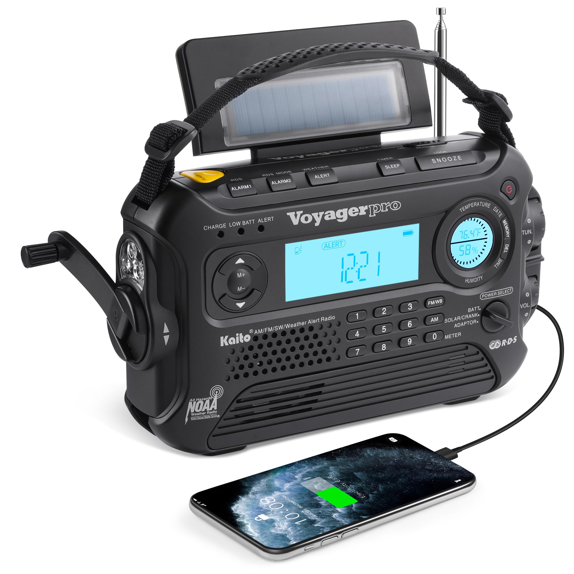 Kaito Portable Am/fm/sw Radio Black