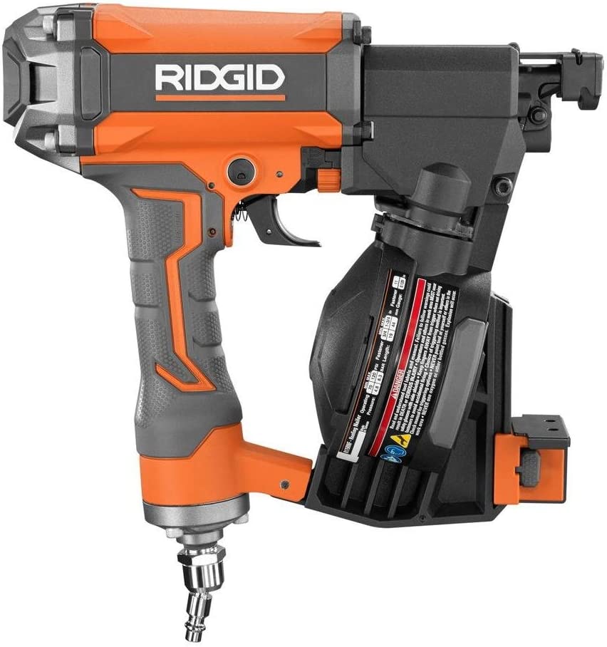 Open Box -  RIDGID R175RNF 15 Degree 1-3/4 in. Coil Roofing Nailer