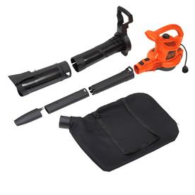Open Box -  Black & Decker BV3600 12 Amp Two Speed Handheld Electric Mulcher Blower Vac