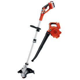Open Box -  BLACK+DECKER 40V Lithium String Trimmer/Sweeper Combo Orange BLACK+DECKERBullseye Deals