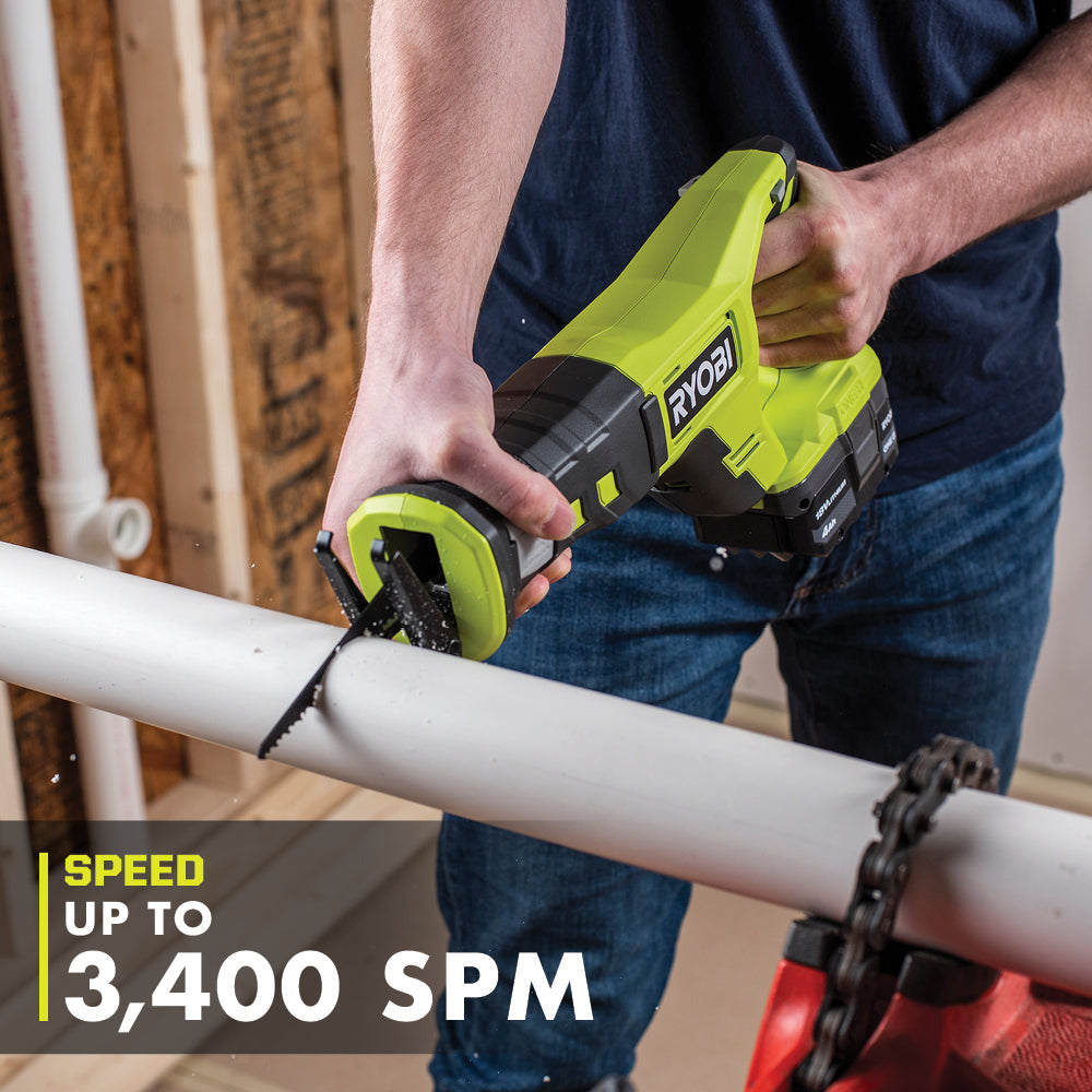 Open Box - RYOBI ONE+ 18V Cordless Reciprocating Saw (Tool Only)