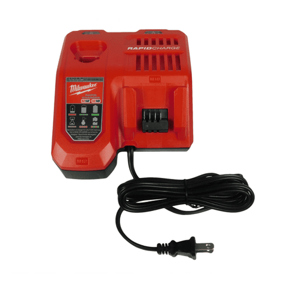 Open Box -  M18 18-Volt Lithium-Ion REDLITHIUM FORGE Starter Kit with 12. 0Ah Battery and Charger MilwaukeeBullseye Deals