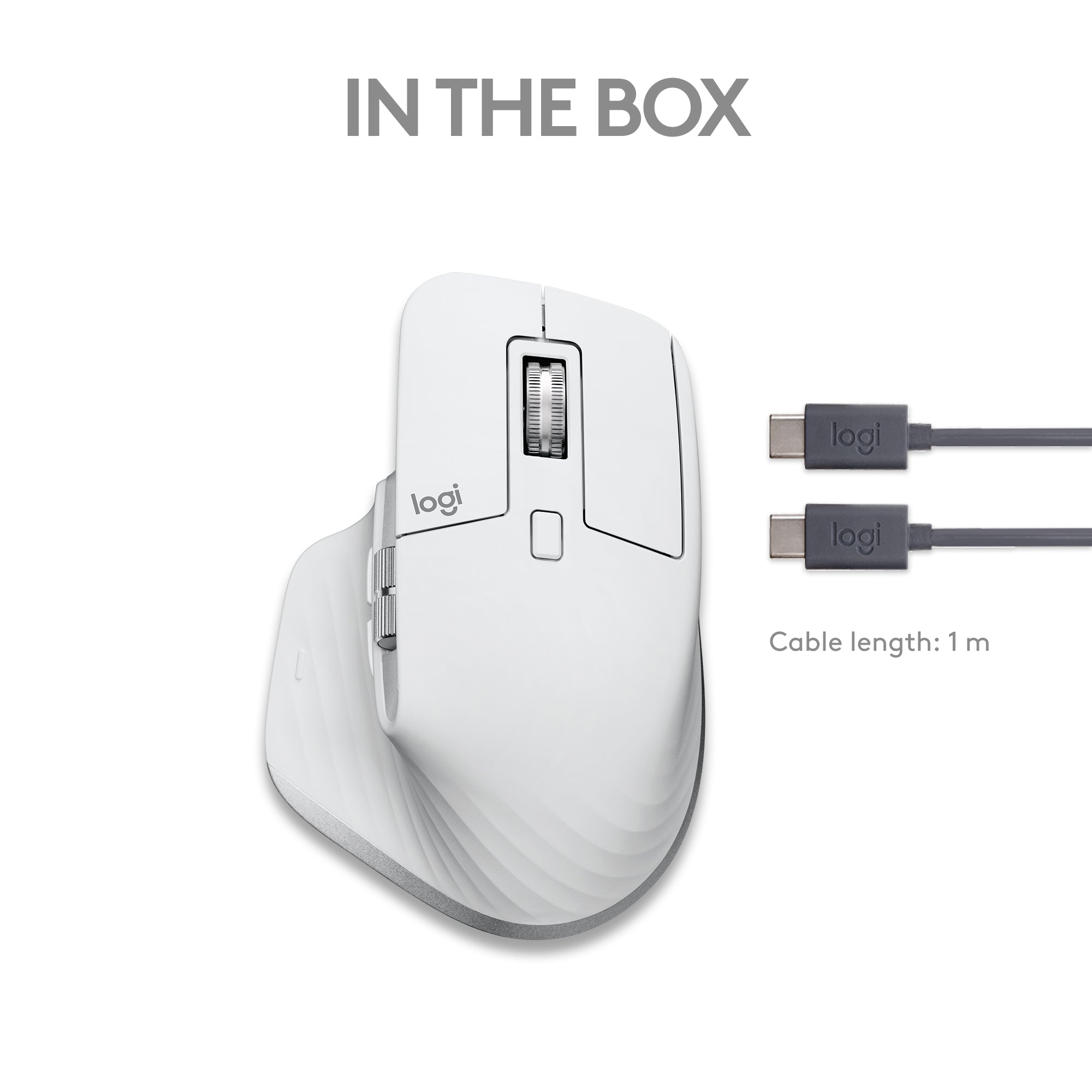 Refurbished - MX Master 3S For Mac Performance Wireless Mouse-PALE GREY-BT-N 910-006570