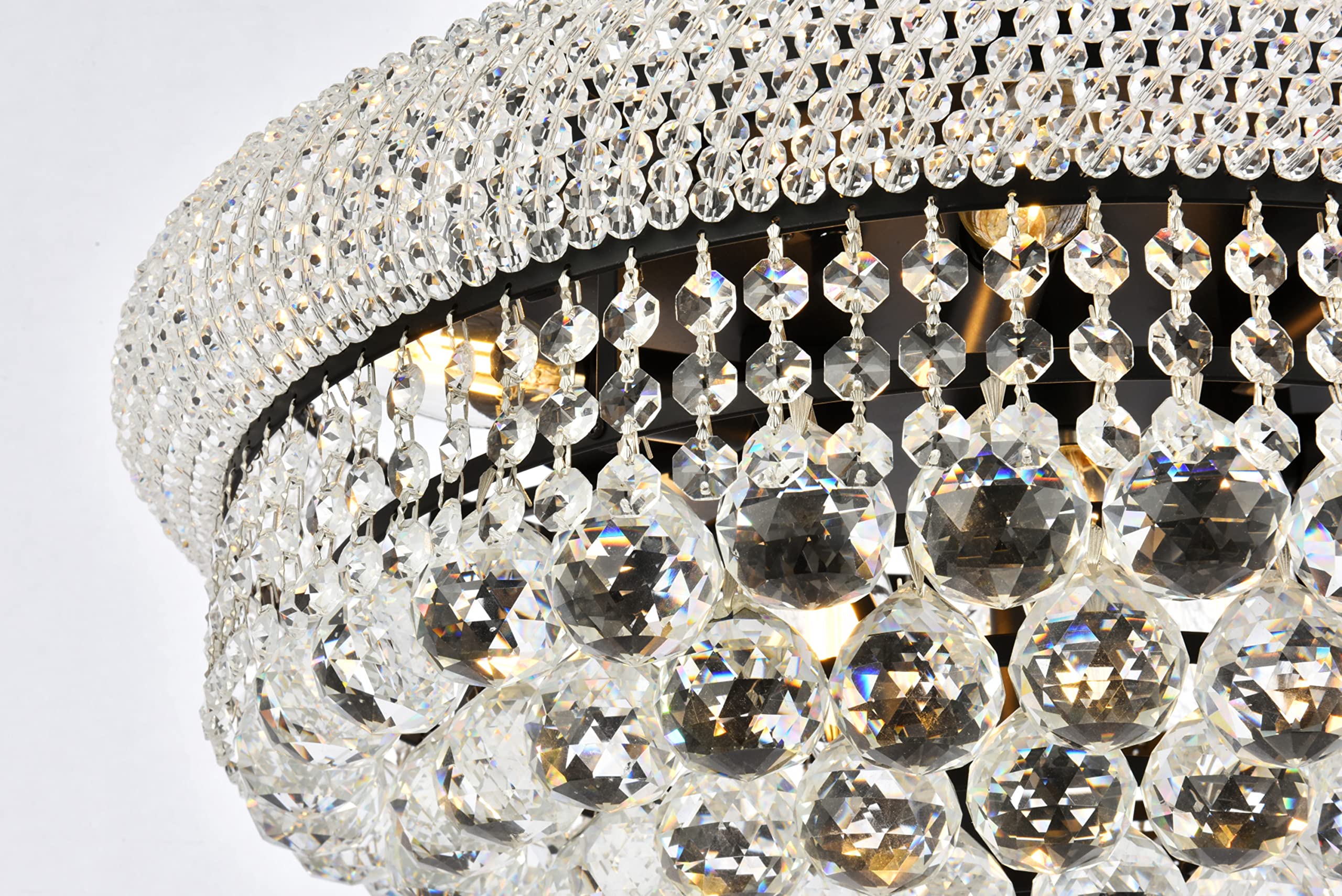 Open Box - Elegant Lighting Primo 10-Light Flush Mount (ELU5760_20082397_20082401)