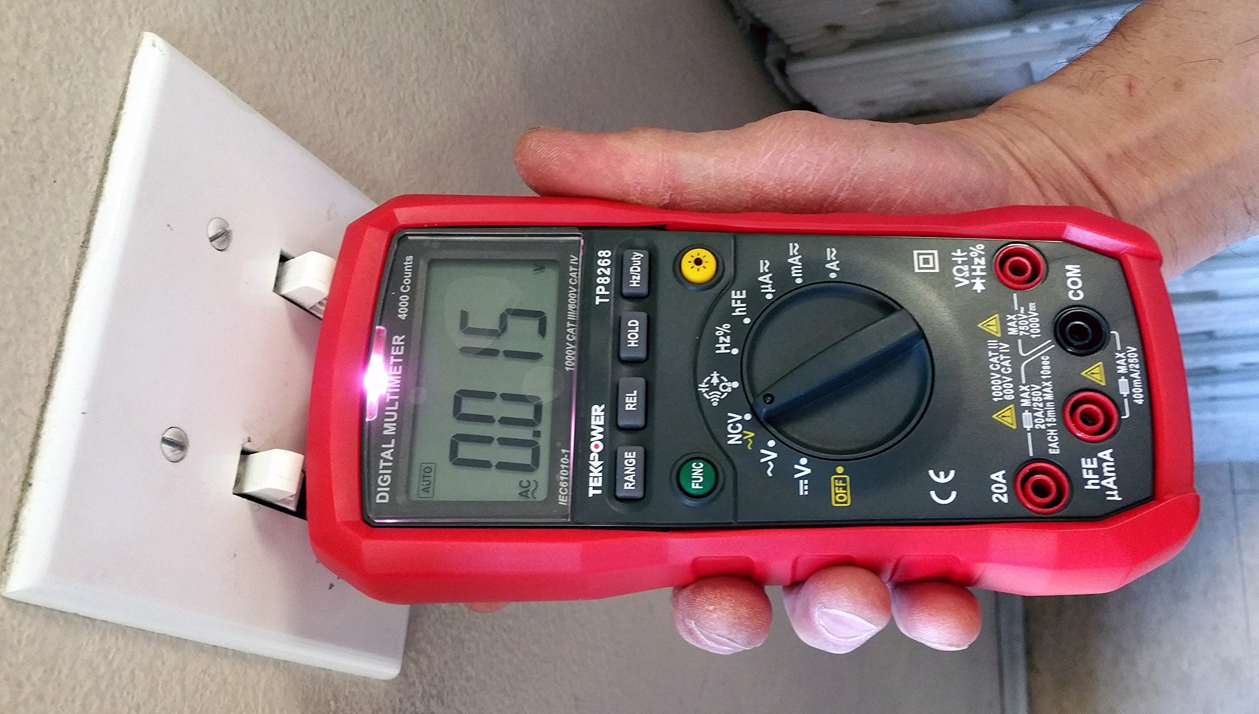 Tekpower TP8268 AC DC Auto/Manual Range Digital Multimeter