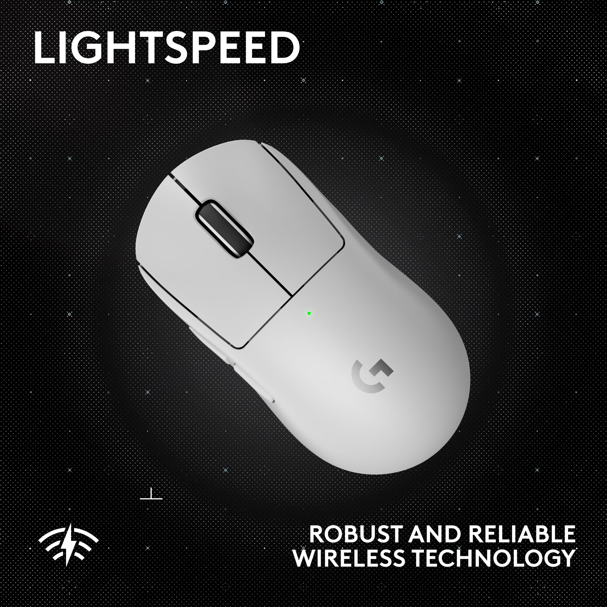 Open Box -  G PRO X SUPERLIGHT 2 LIGHTSPEED Gaming Mouse-WHITE-2.4GHZ-#215 910-006636