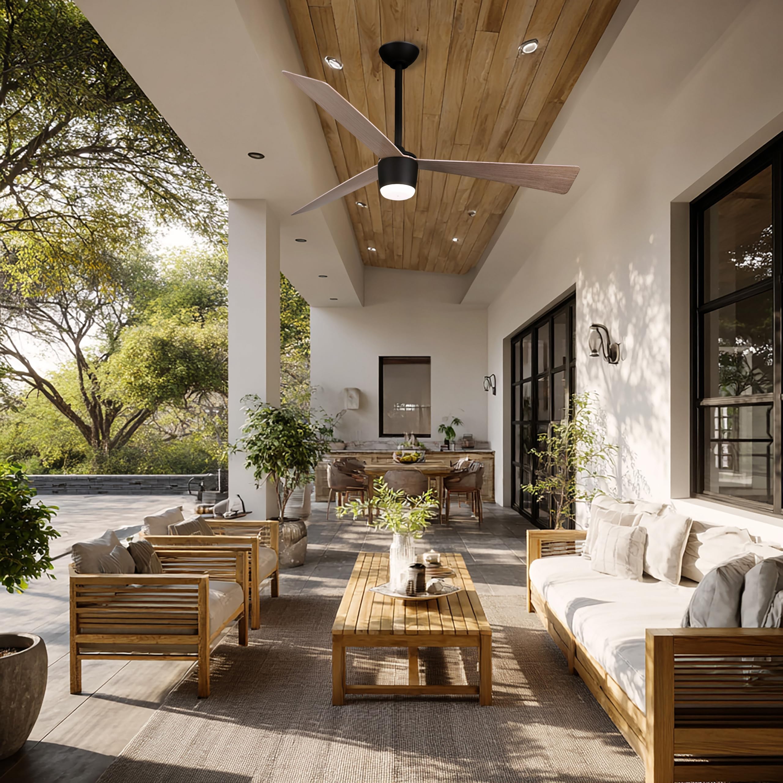 Open Box - MinkaAire F744L-DB/ASW - Ceiling Fans Fans
