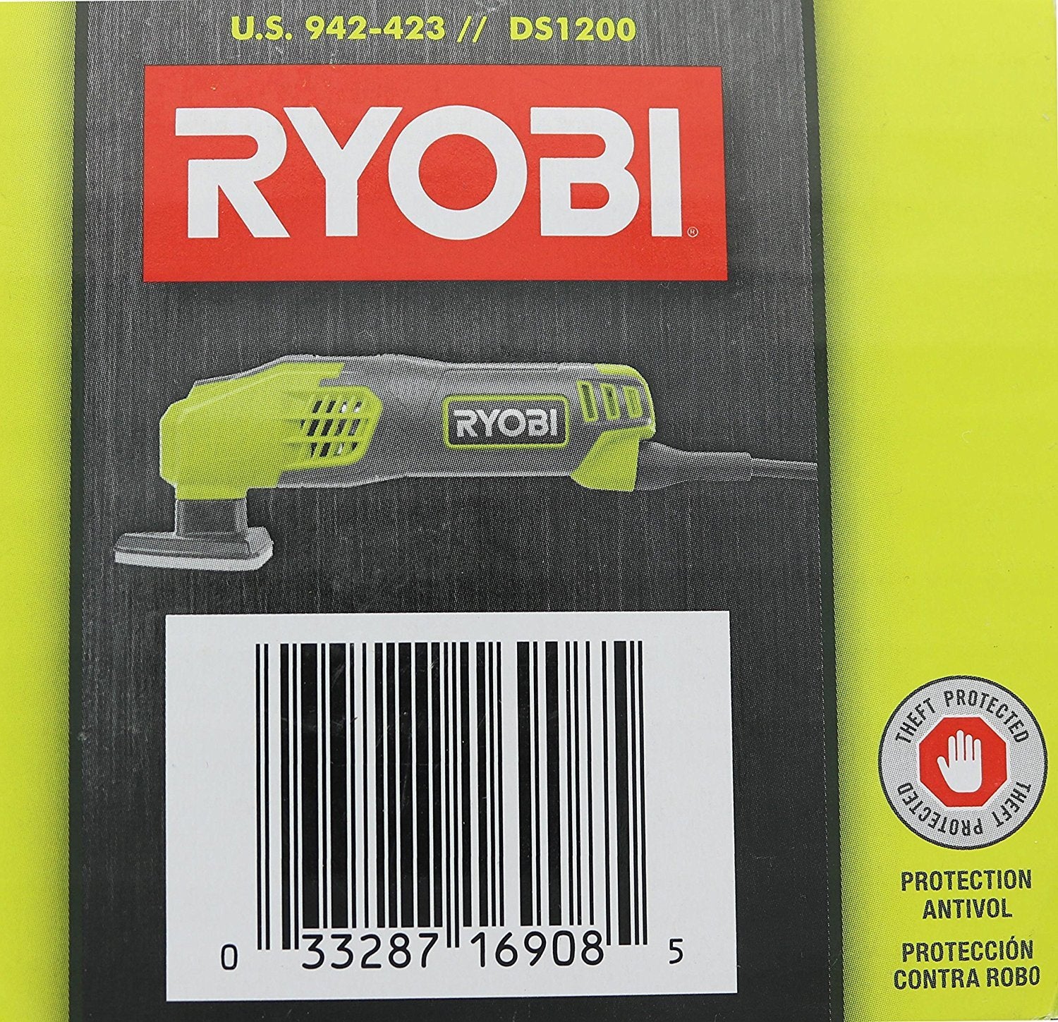Open Box -  Ryobi 0.4 Amp Corded 2-7/8 in. Detail Sander