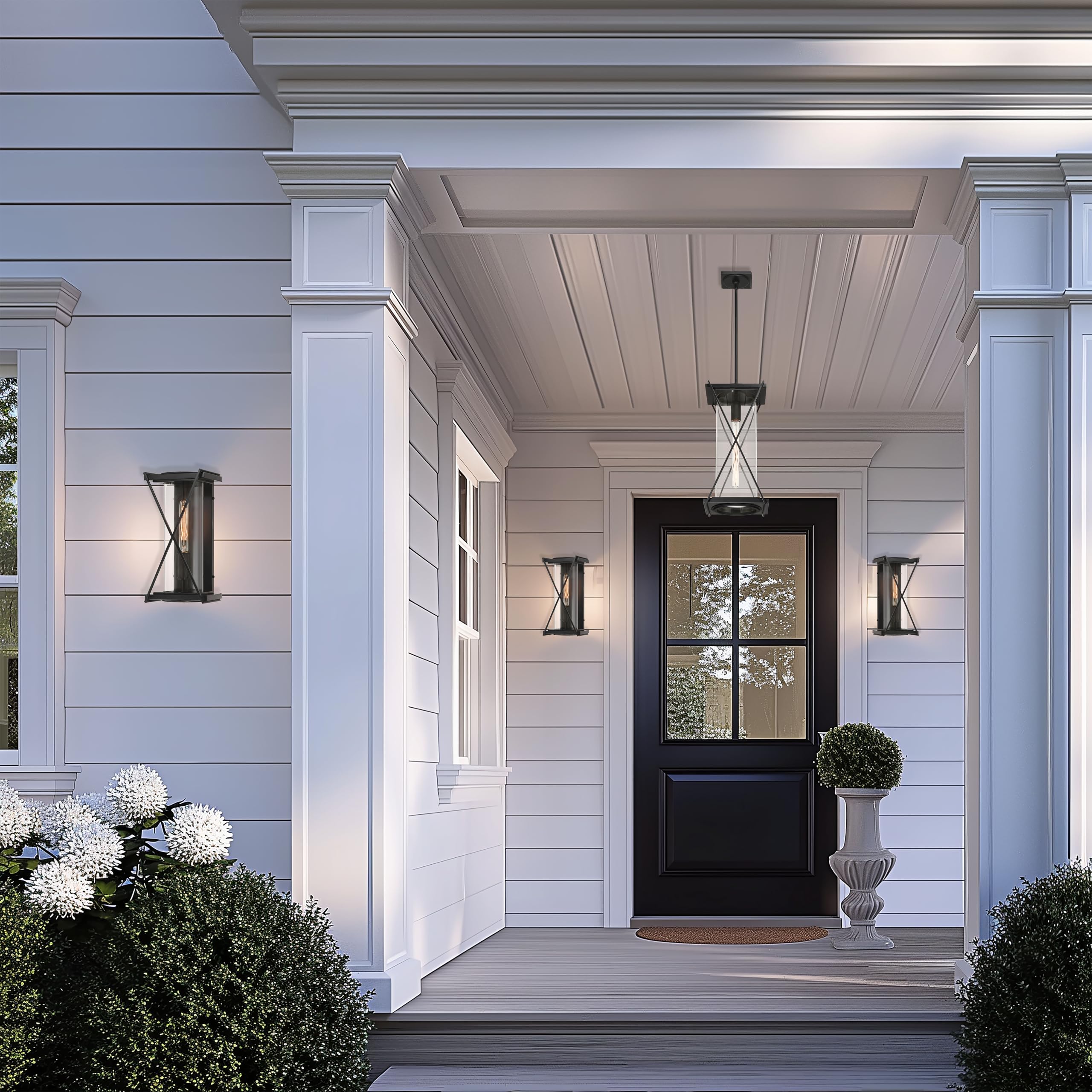 Open Box - The Great Outdoors 77600-899 - Wall Sconces Outdoor Lighting