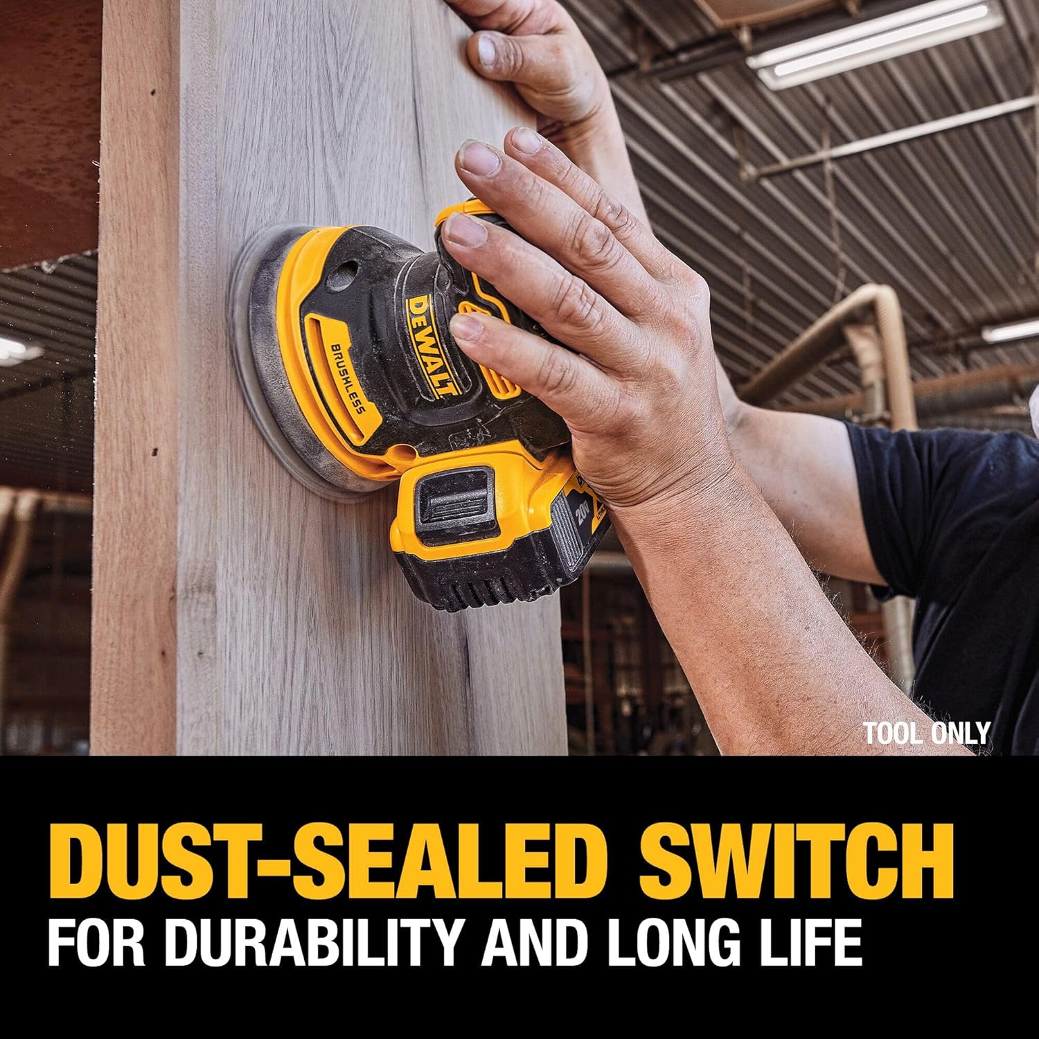 Open Box -  Dewalt-DCW210P1 DEWALT 20-Volt Brushless Variable Speed Cordless Random Orbital Sander (Battery Included)