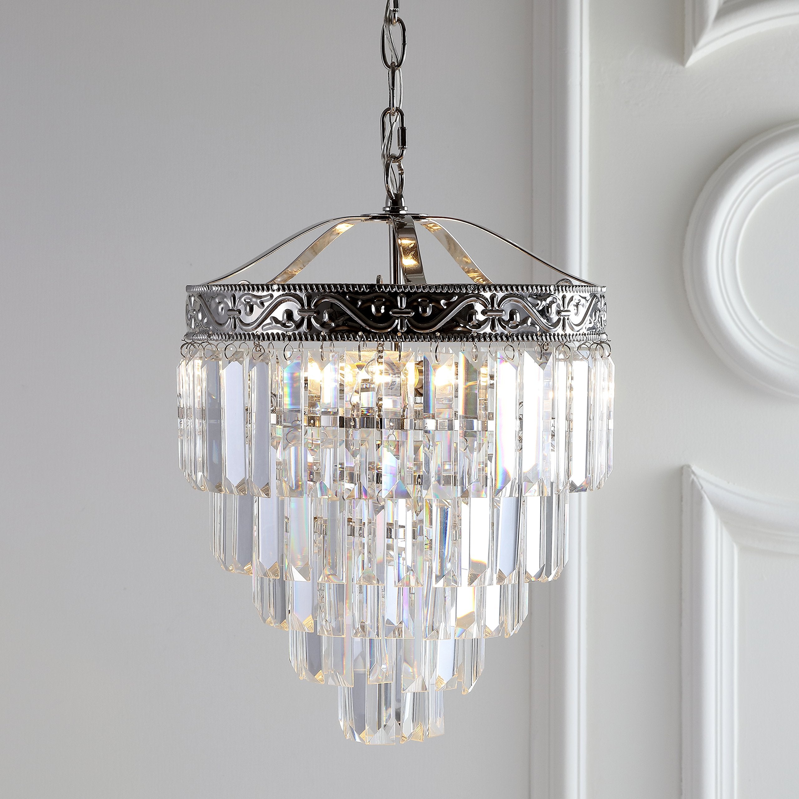Open Box - JONATHAN Y Lighting JYL9006A - Chandeliers Indoor Lighting