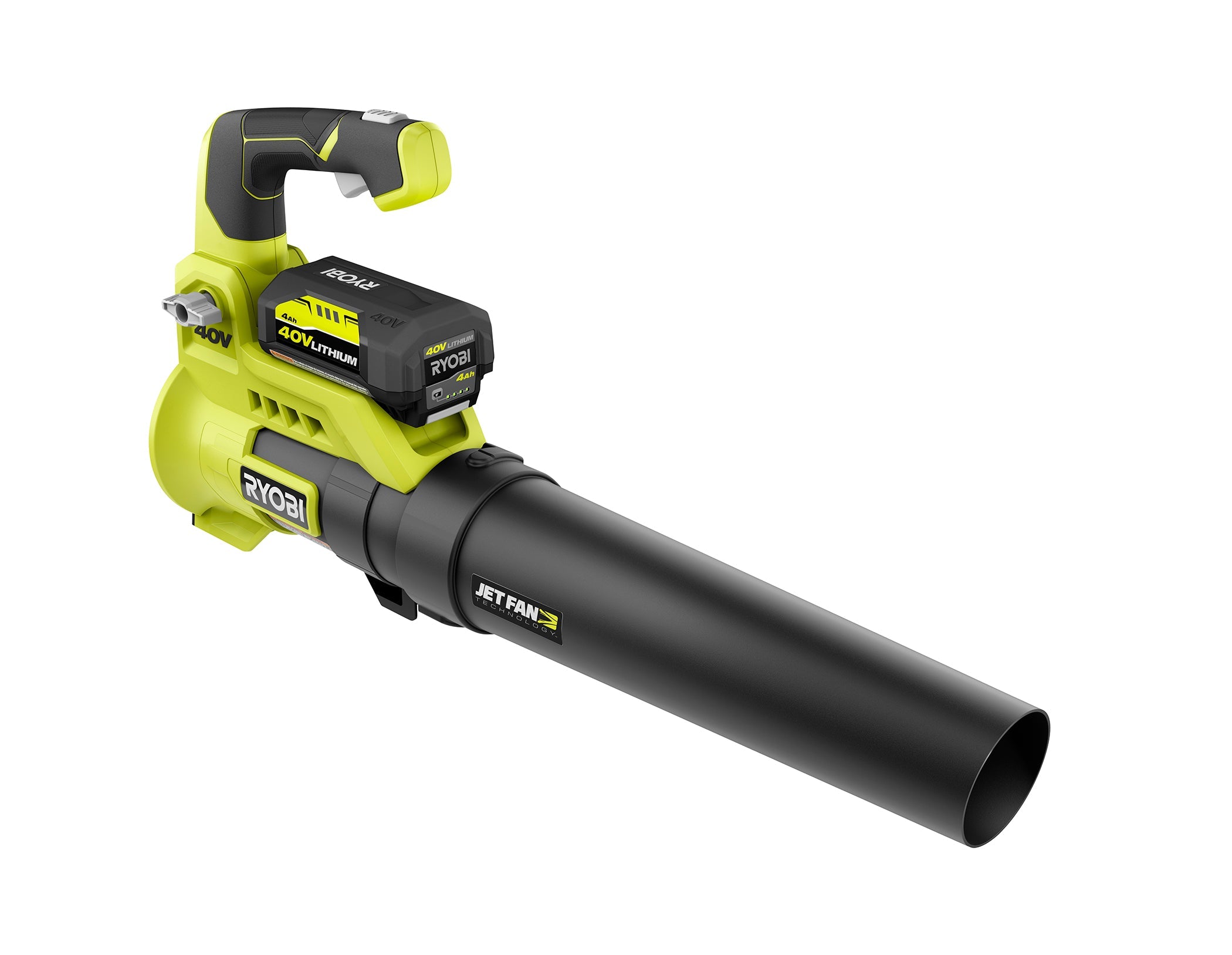 Open Box -  RYOBI 110 MPH 525 CFM 40-Volt Lithium-Ion Cordless Jet Fan Leaf Blower RYOBIBullseye Deals