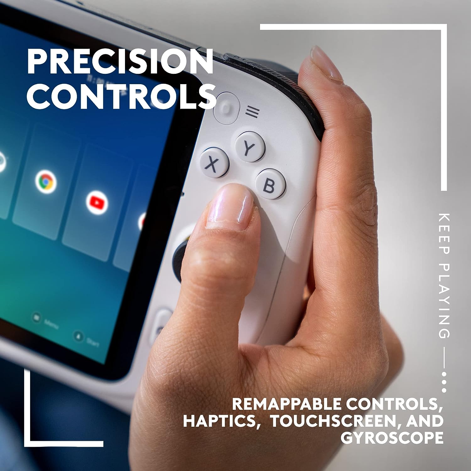 Refurbished - Logitech - G CLOUD Gaming Handheld Console - White