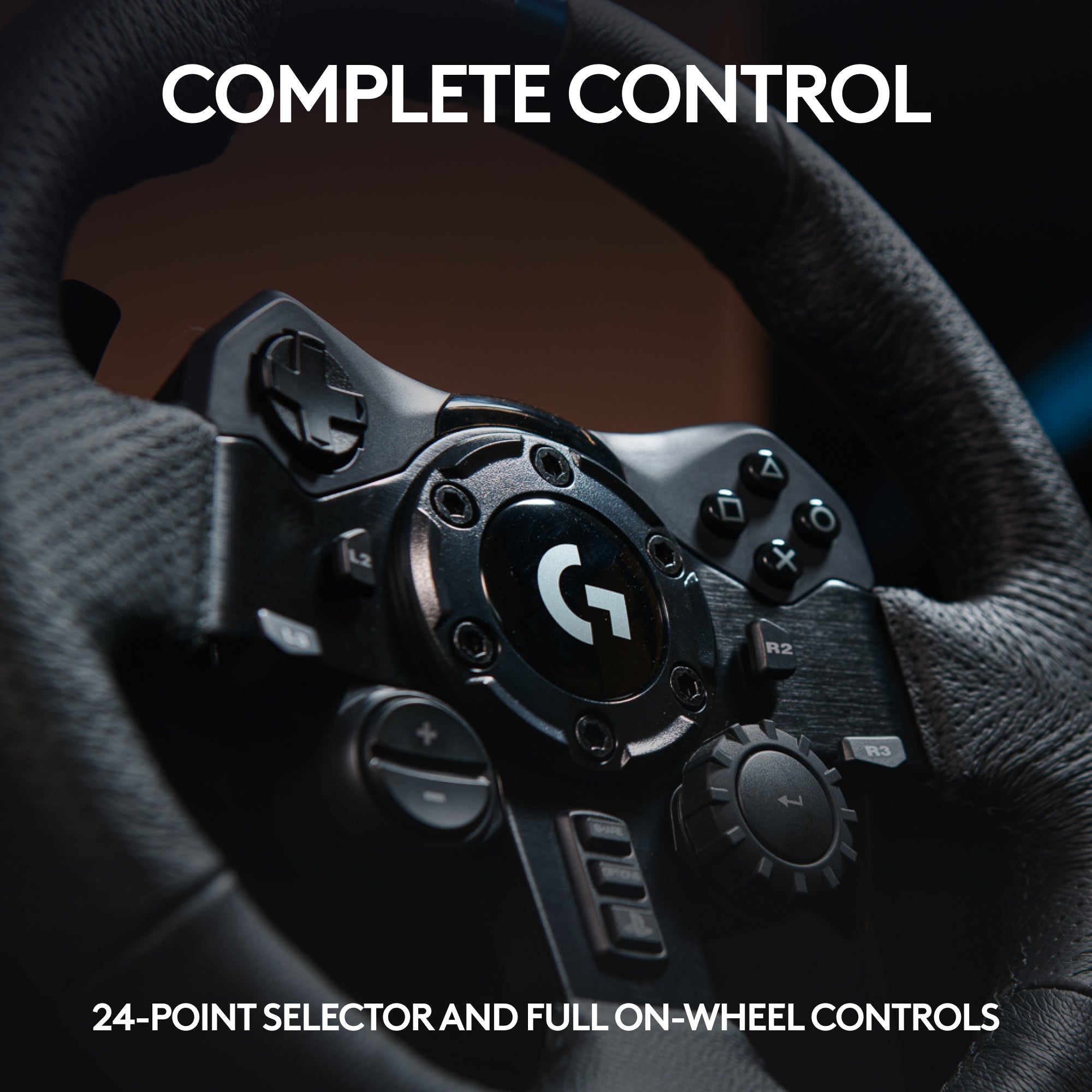 Refurbished - Logitech G923 Racing Wheel and Pedals, TRUEFORCE PS5, PS4, PC, Mac - 941-000147 LogitechBullseye Deals