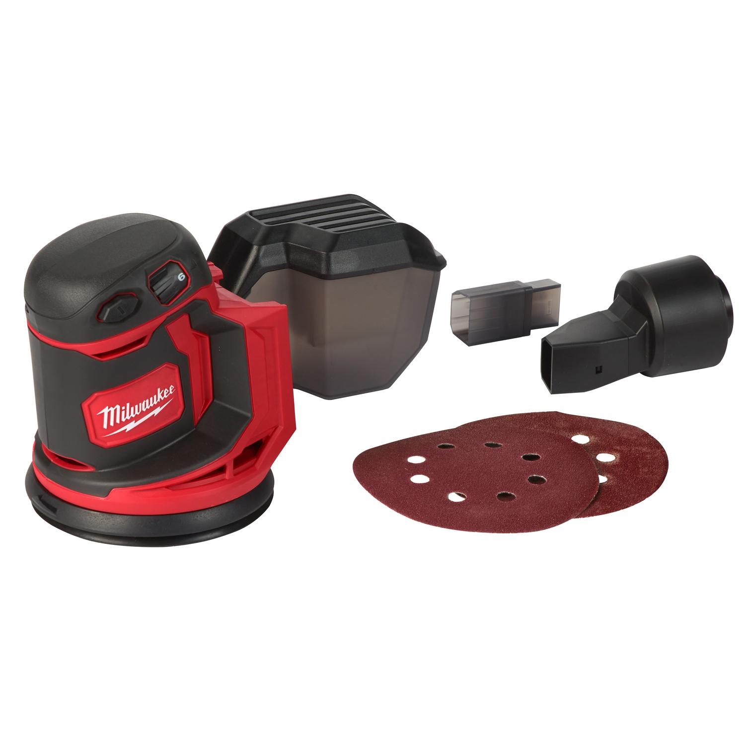 Open Box - Milwaukee 2648-20 - M18 5  7000-12000 Opm Cordless Variable Speed Random Orbital Sander MilwaukeeBullseye Deals