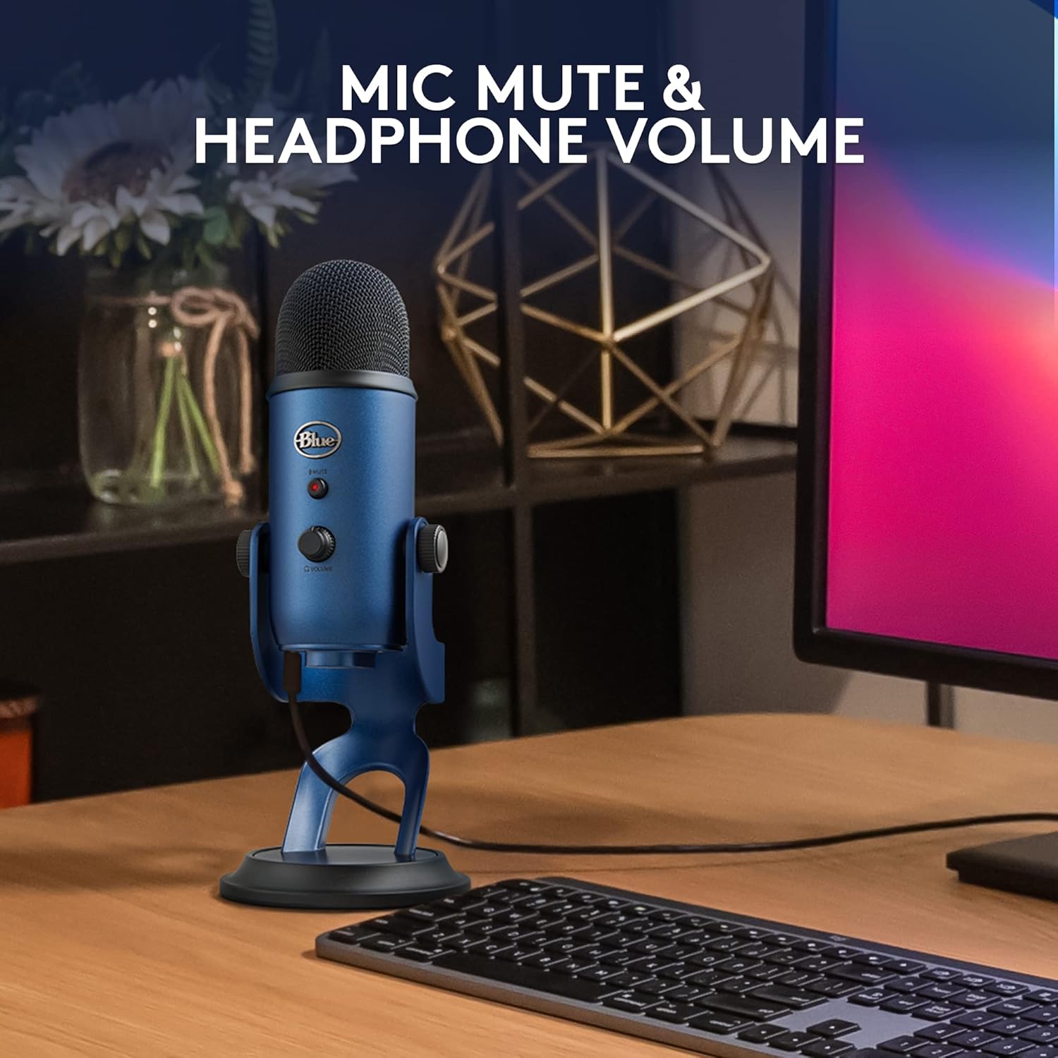 Refurbished - Blue Microphones Yeti USB Microphone  Midnight Blue