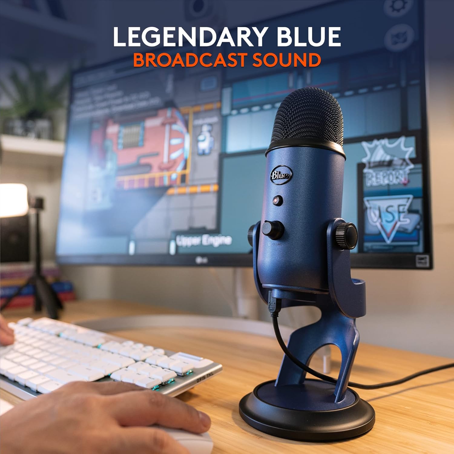 Refurbished - Blue Microphones Yeti USB Microphone  Midnight Blue