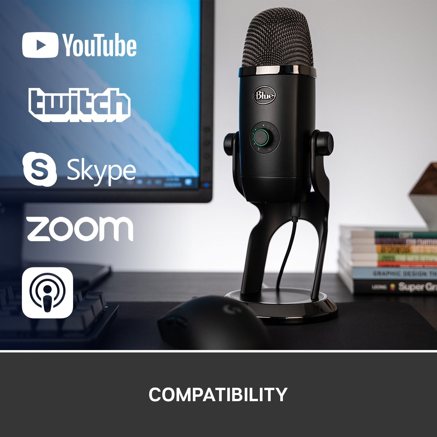 Certified Refurbished - Yeti X Professional USB Microphone for Gaming Streaming and Podcasting YetiBullseye Deals