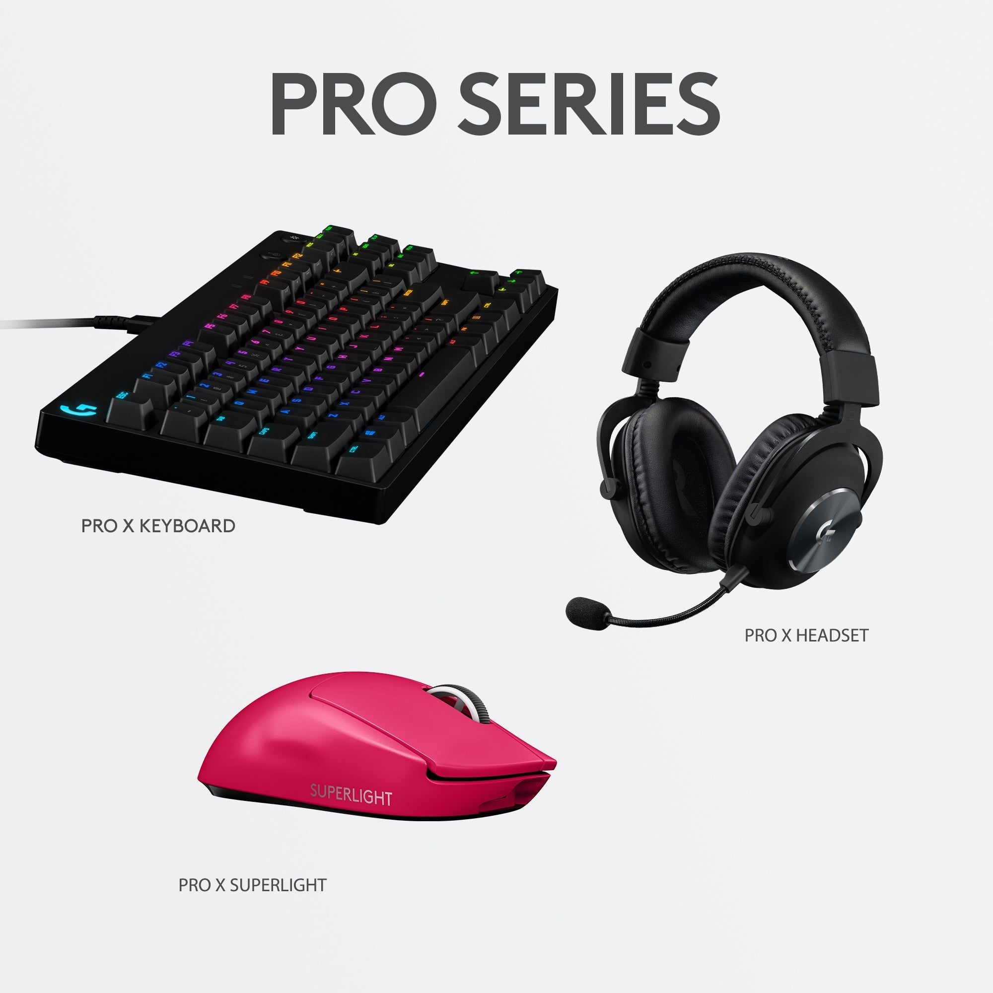 Open Box -  Logitech G PRO X SUPERLIGHT Wireless Gaming Mouse - Magenta - 910-005954 LogitechBullseye Deals