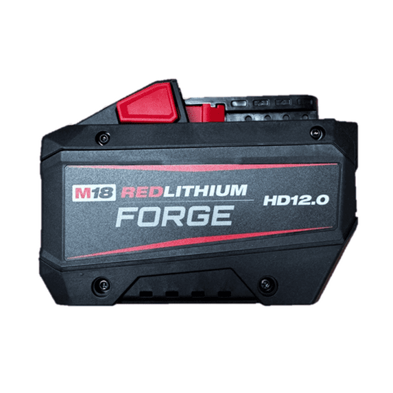 Open Box -  M18 18-Volt Lithium-Ion REDLITHIUM FORGE Starter Kit with 12. 0Ah Battery and Charger MilwaukeeBullseye Deals