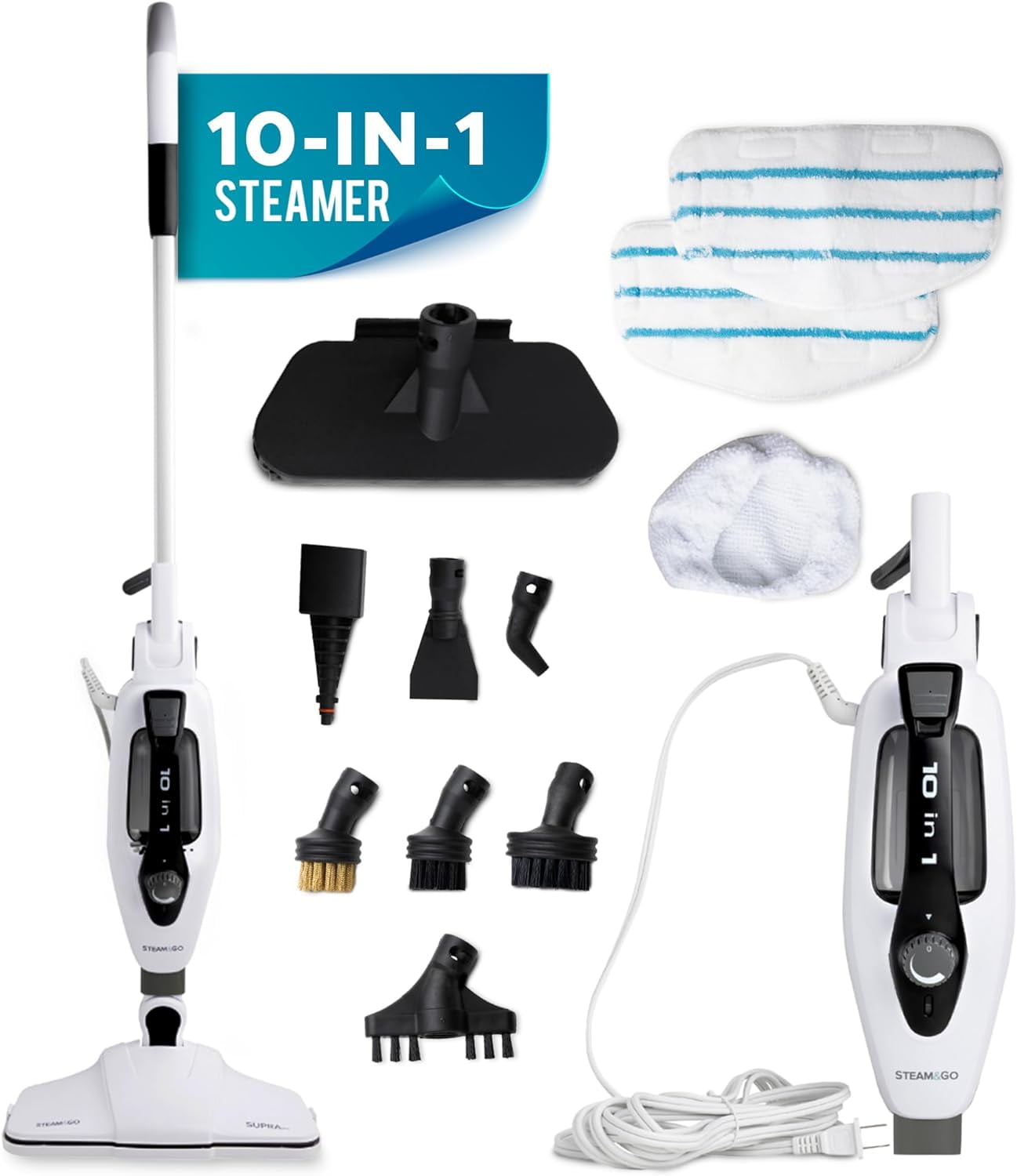 Steam And Go Vacuum Cleaner, Model Sg-200, 1.5l, Blue STEAM AND GOBullseye Deals