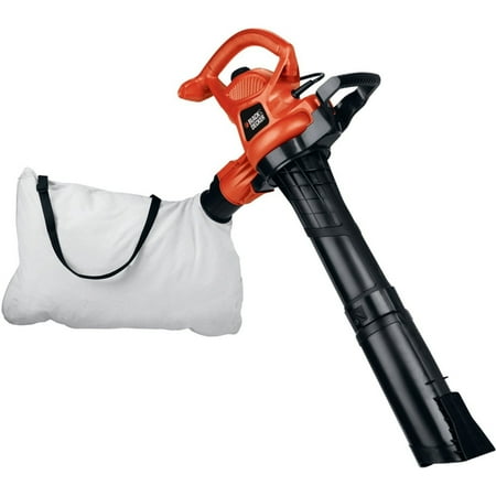 Open Box -  Black & Decker BV3600 12 Amp Two Speed Handheld Electric Mulcher Blower Vac