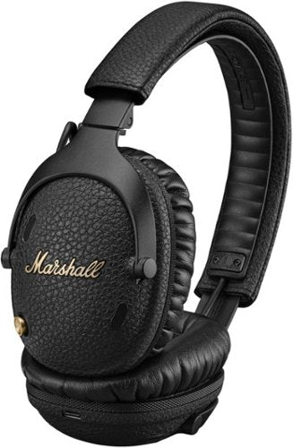 Refurbished - Marshall - Monitor III A.N.C. Wireless Noise Cancelling Over-the-Ear Headphones - Black