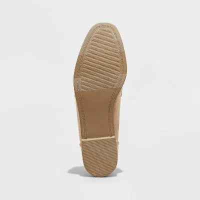 A New Day Women's Faux Leather Slip On Loafer Flats Almond Toe Memory Foam A New DayBullseye Deals